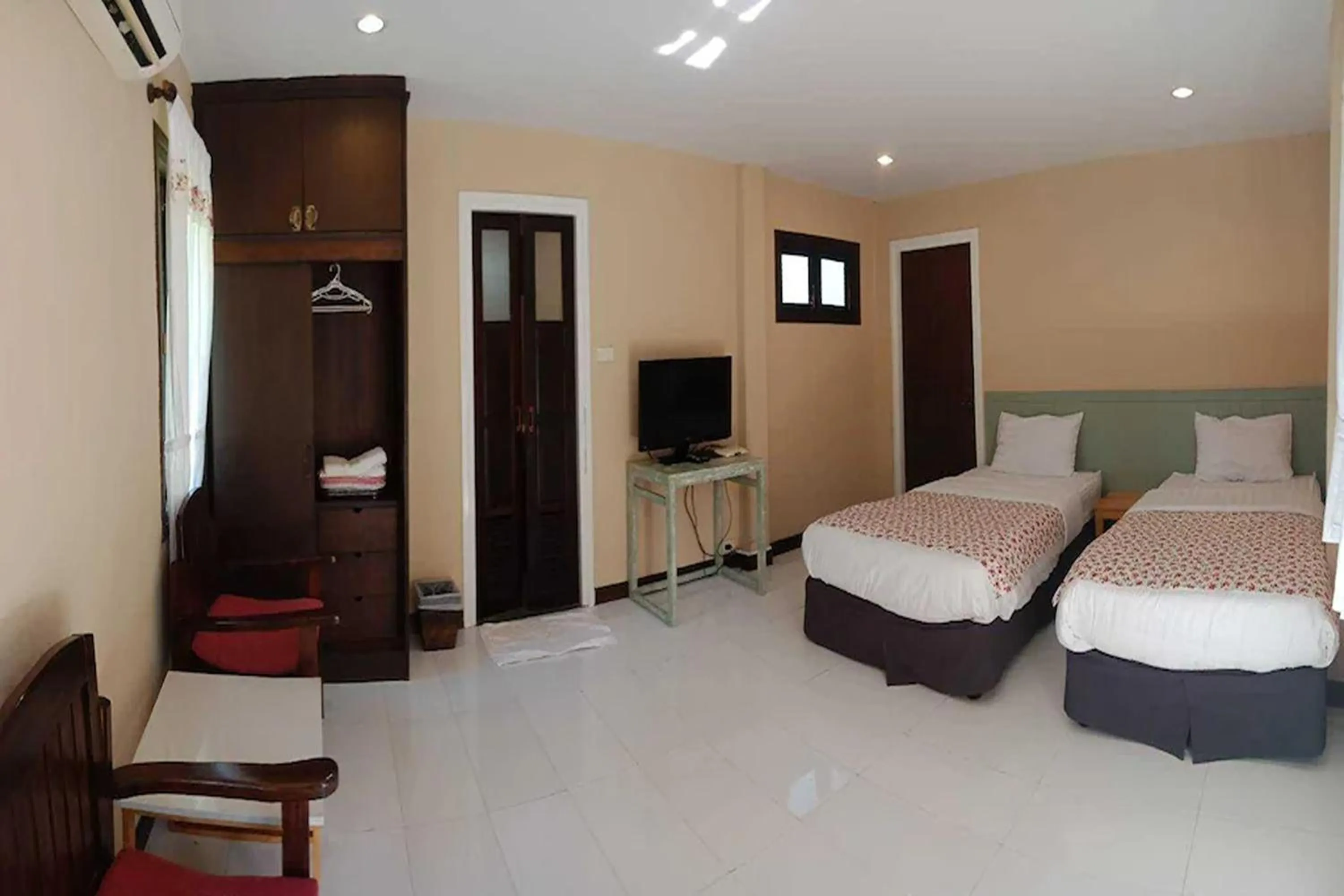 Bed in Doi Tung View Resort