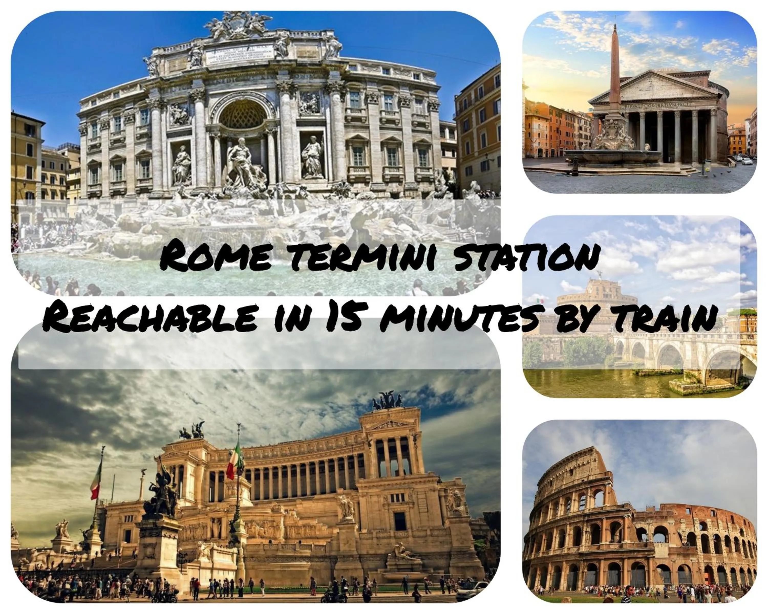 Text overlay in La Perla B & B