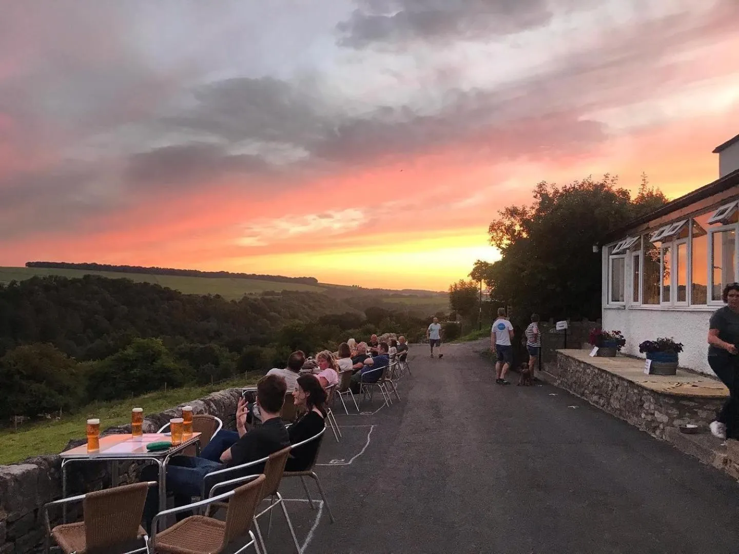Patio in Lathkil Hotel