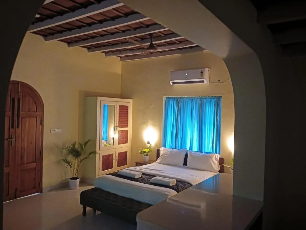 Bed in Om Villa