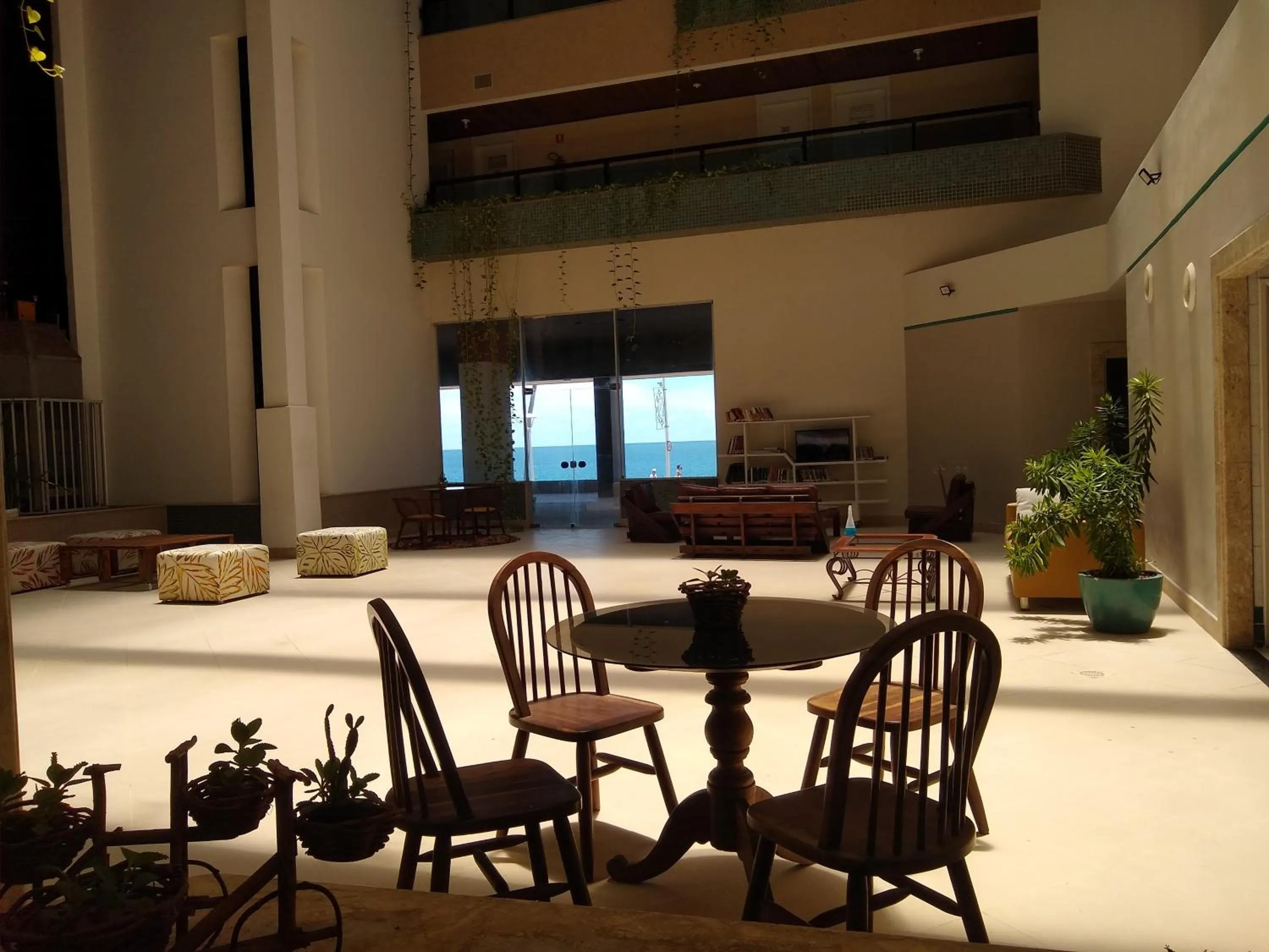 Seating area in Flat na Praia do Farol da Barra