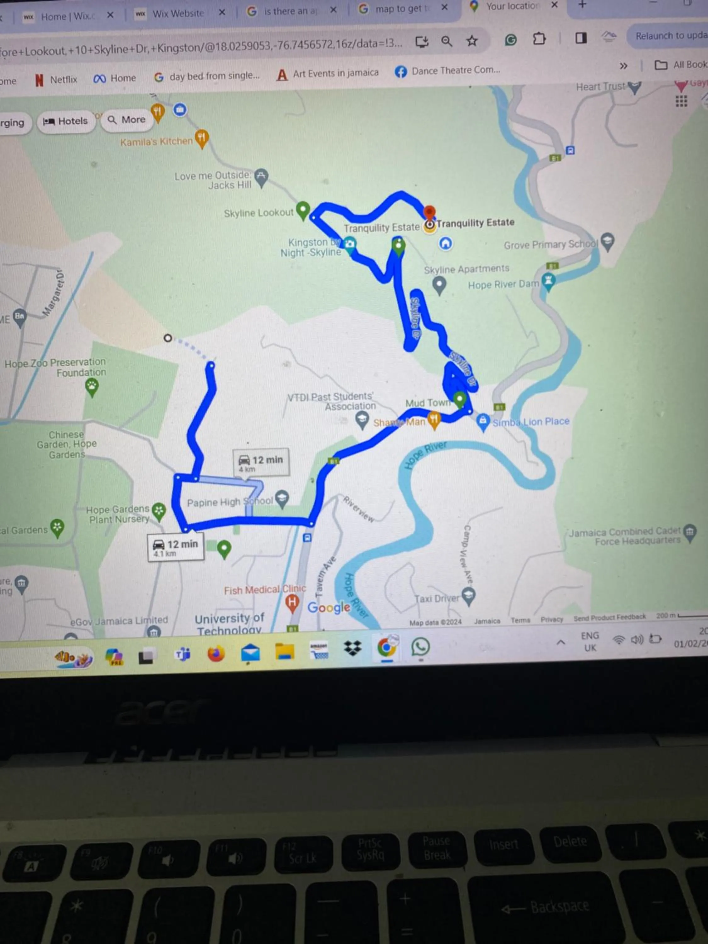 Location in Tranquility Estate