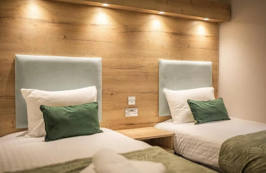 Bed in Tan Rallt Holiday Park & Spa