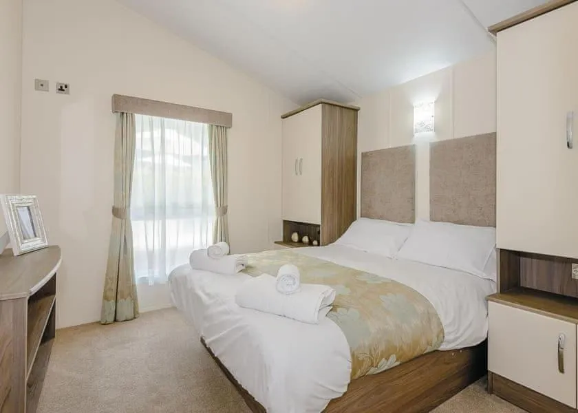 Bed in Tan Rallt Holiday Park & Spa