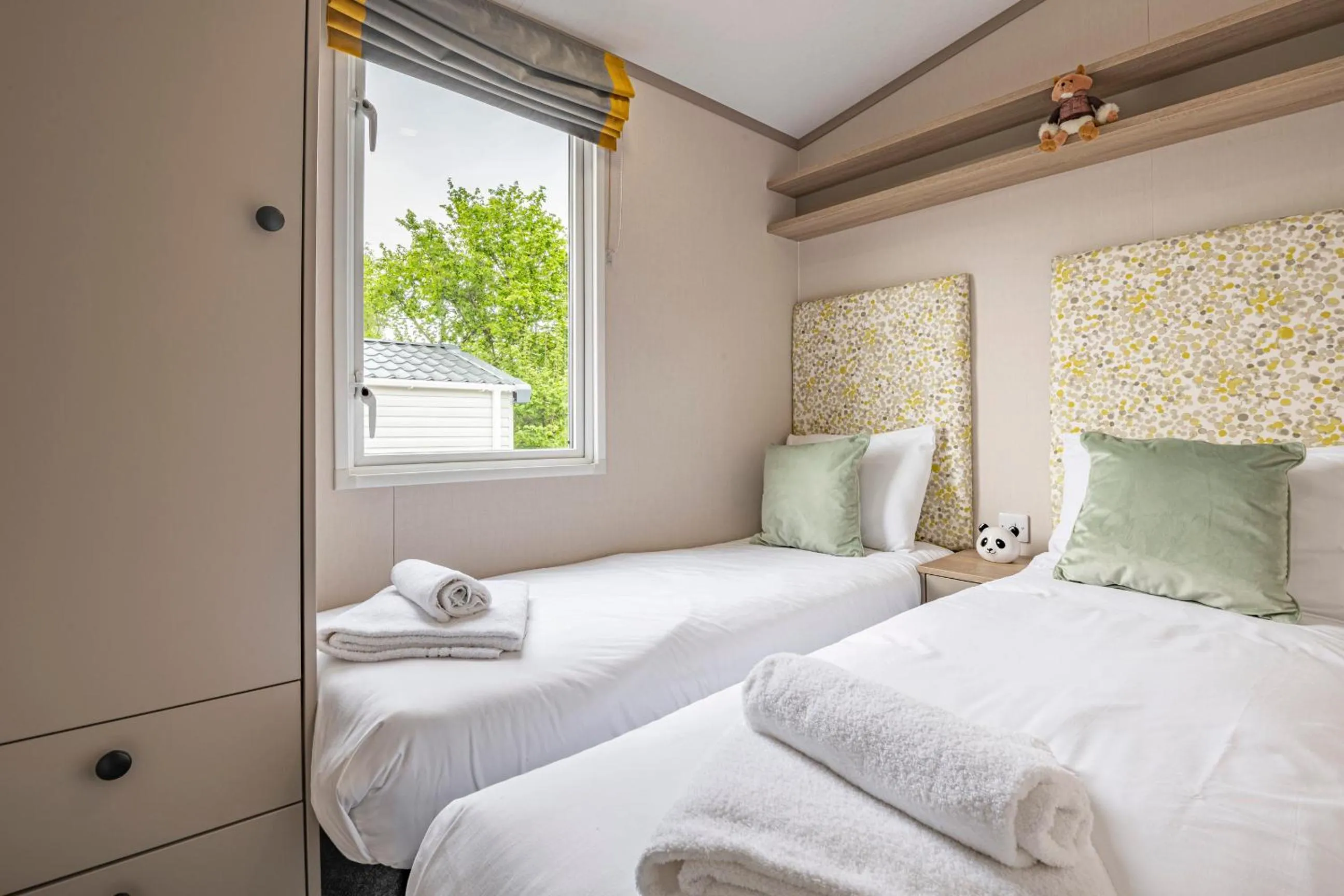 Bedroom, Bed in Tan Rallt Holiday Park & Spa