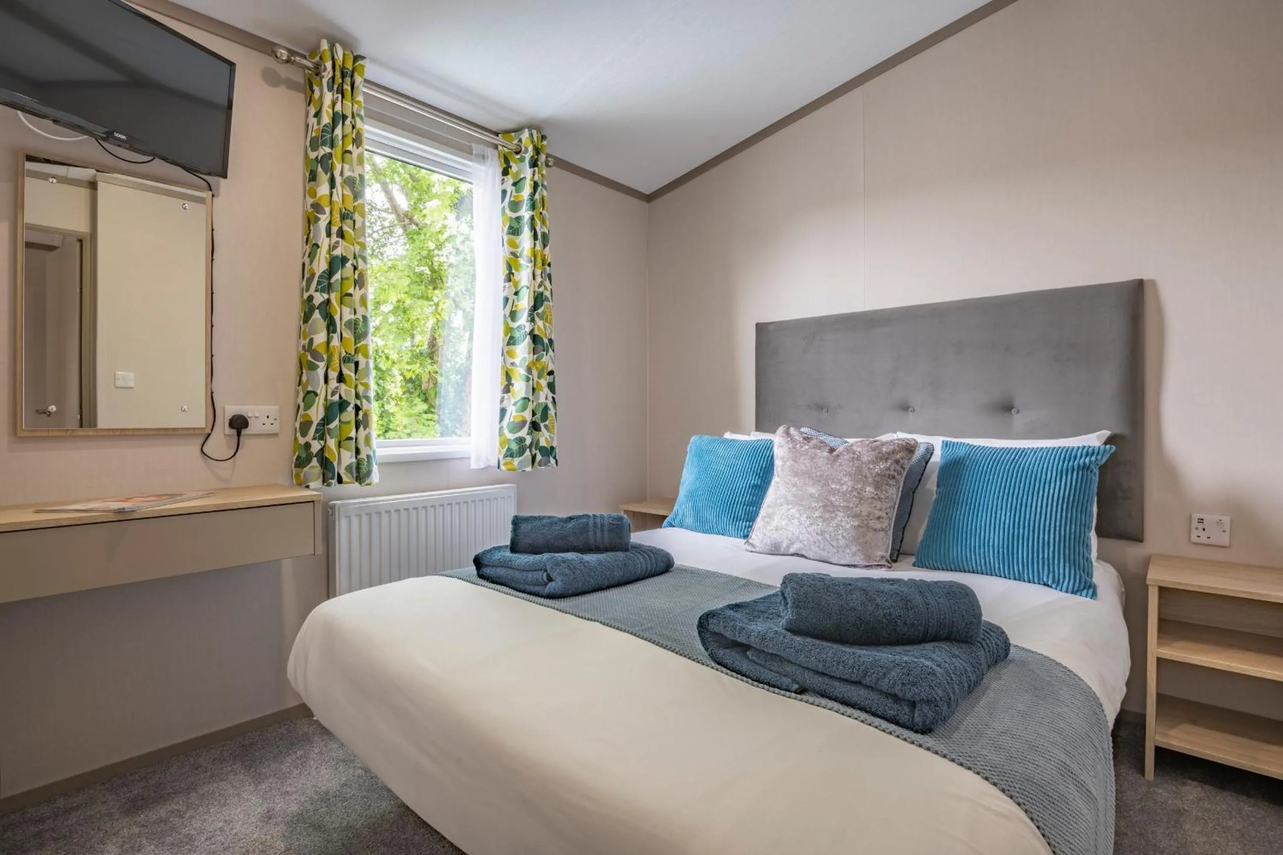 Bedroom, Bed in Tan Rallt Holiday Park & Spa