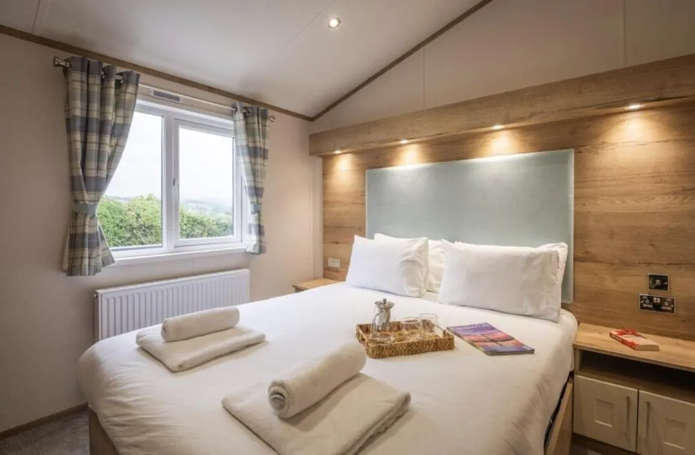 Bed in Tan Rallt Holiday Park & Spa