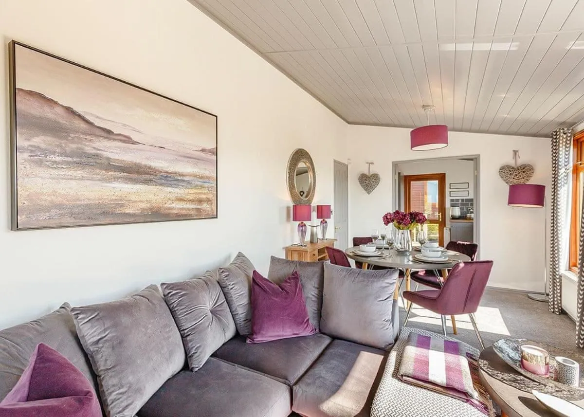 Living room in Tan Rallt Holiday Park & Spa