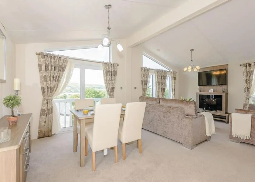 Living room in Tan Rallt Holiday Park & Spa