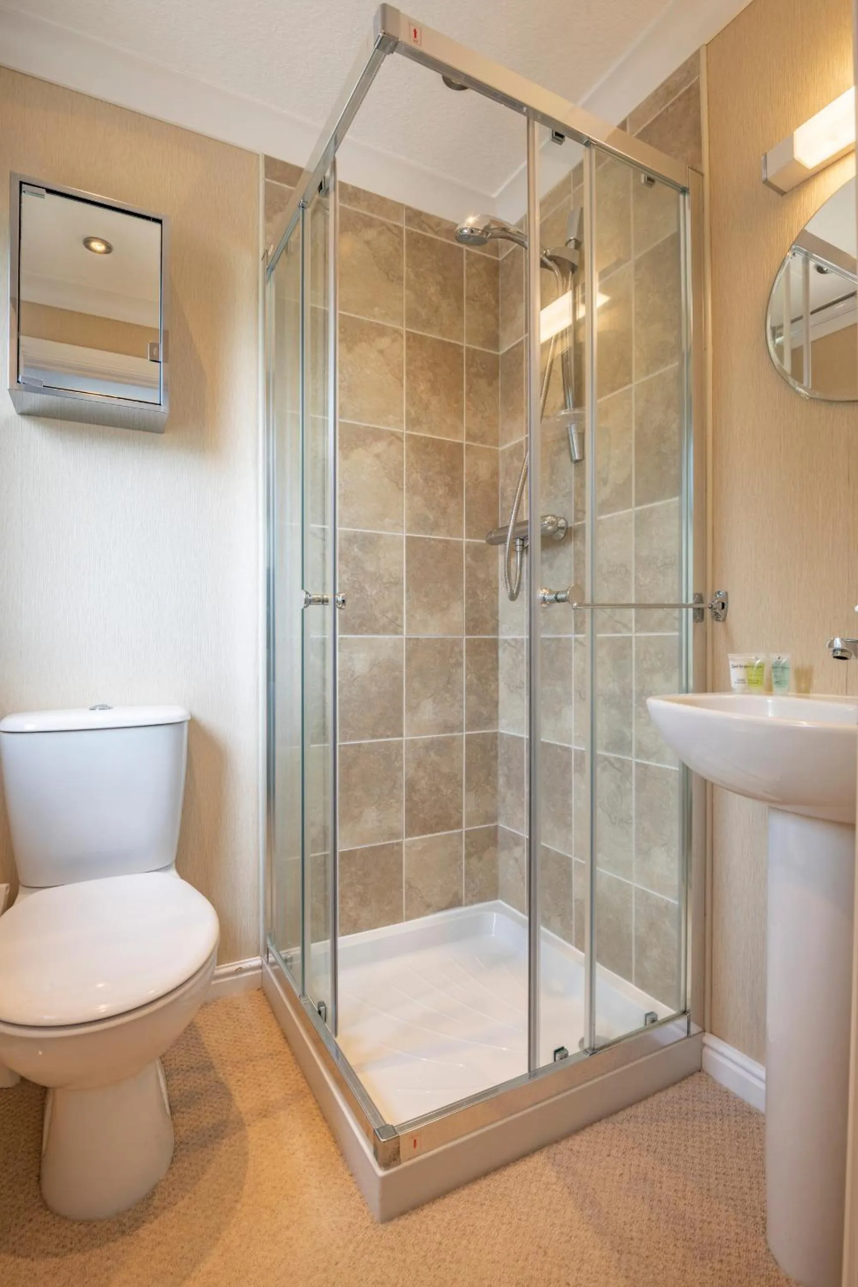 Bathroom in Tan Rallt Holiday Park & Spa