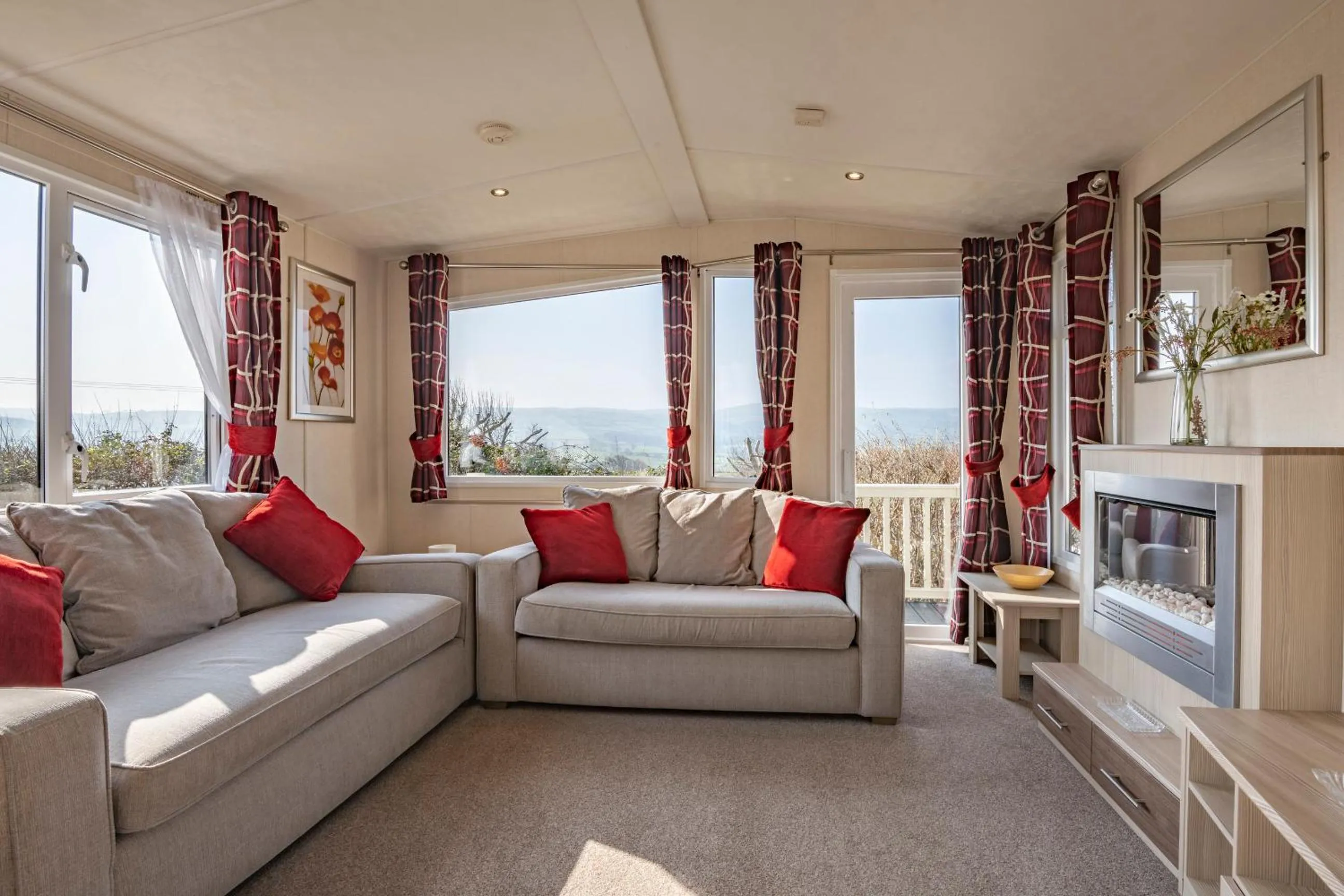 Living room in Tan Rallt Holiday Park & Spa