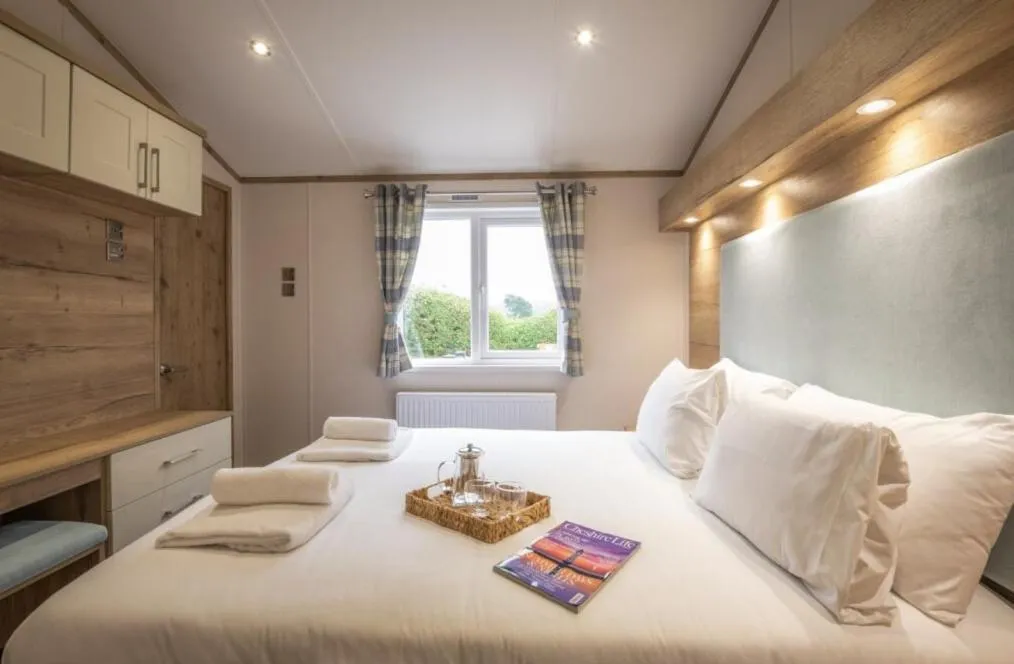 Bed in Tan Rallt Holiday Park & Spa