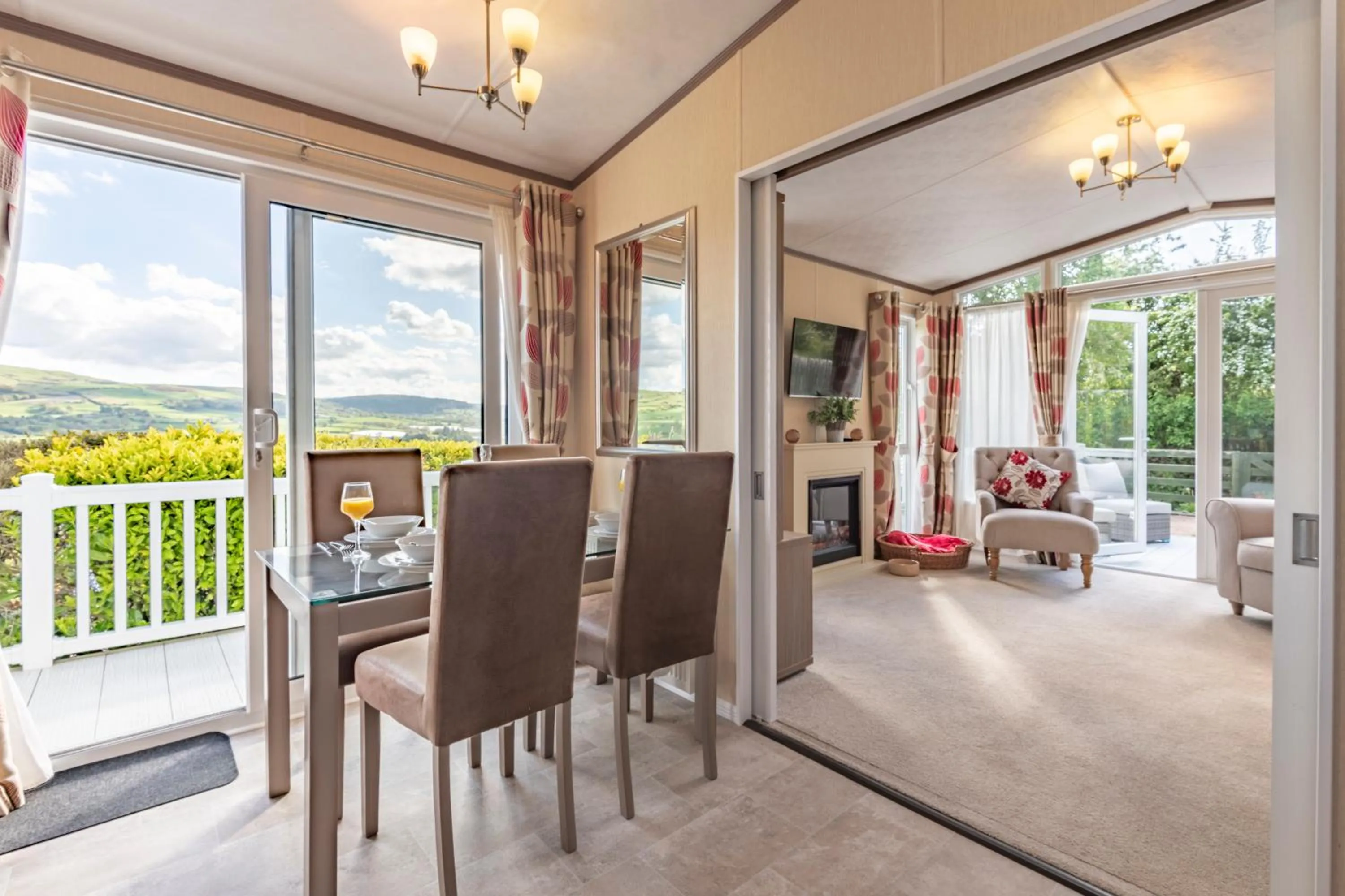 Living room in Tan Rallt Holiday Park & Spa