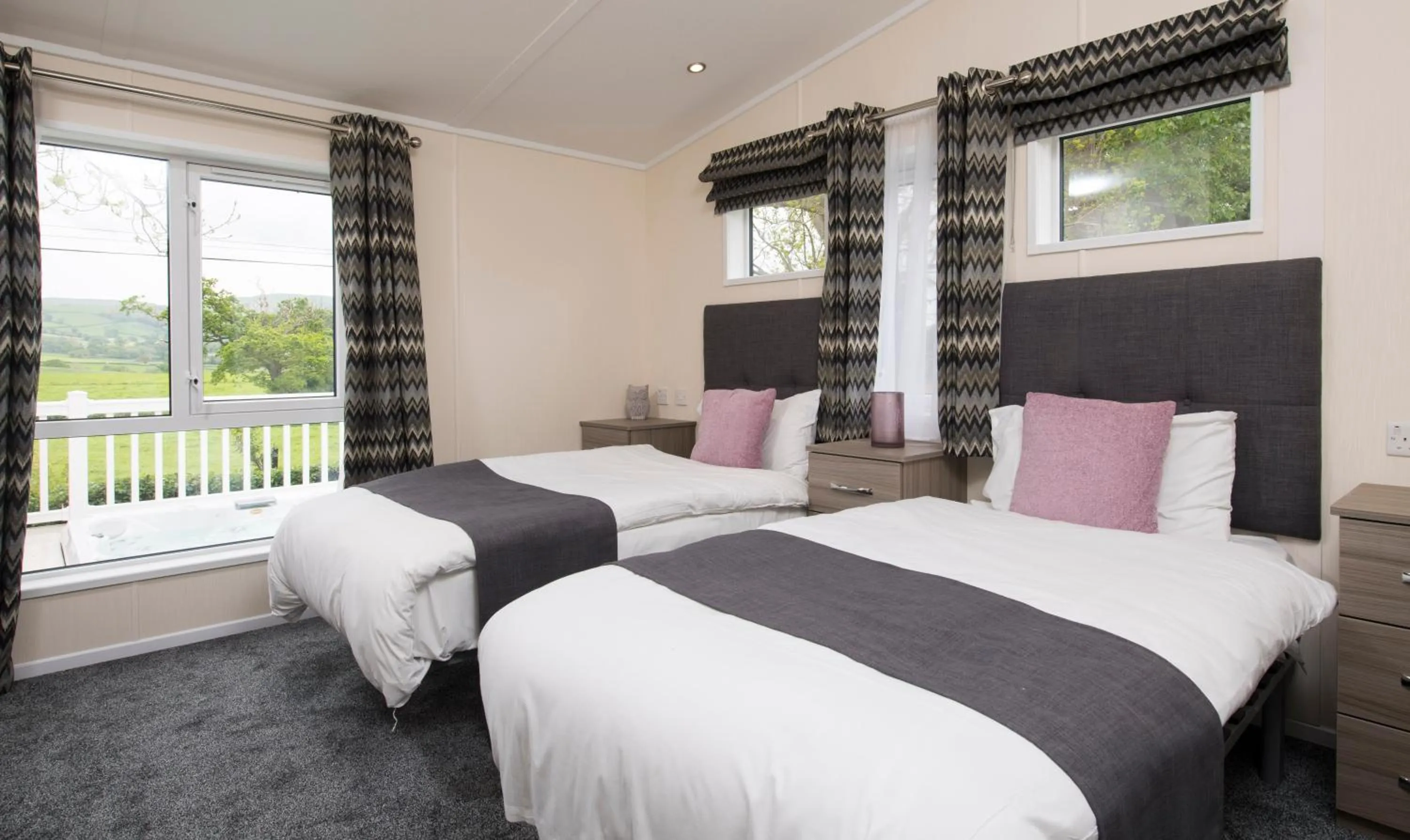 Bed in Tan Rallt Holiday Park & Spa