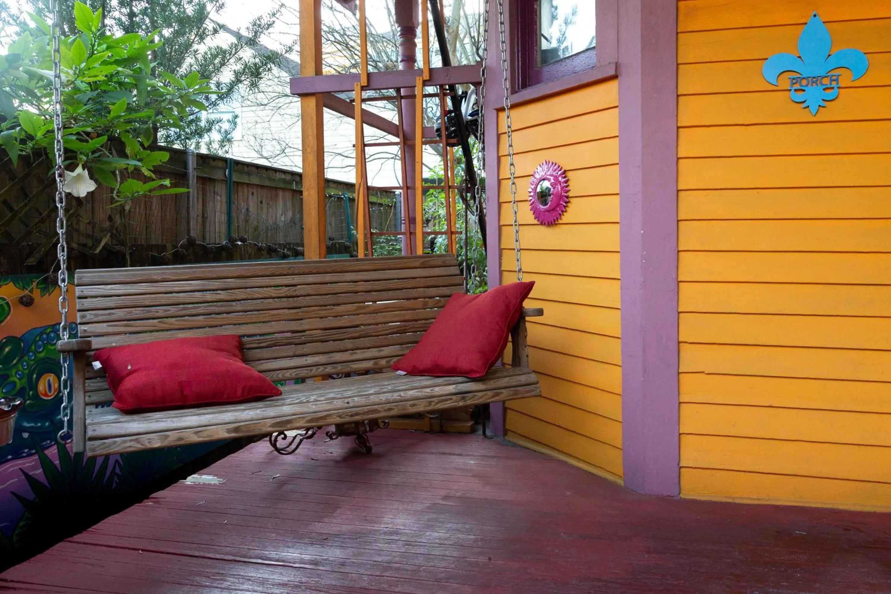 Patio in The Blue60 Marigny Inn