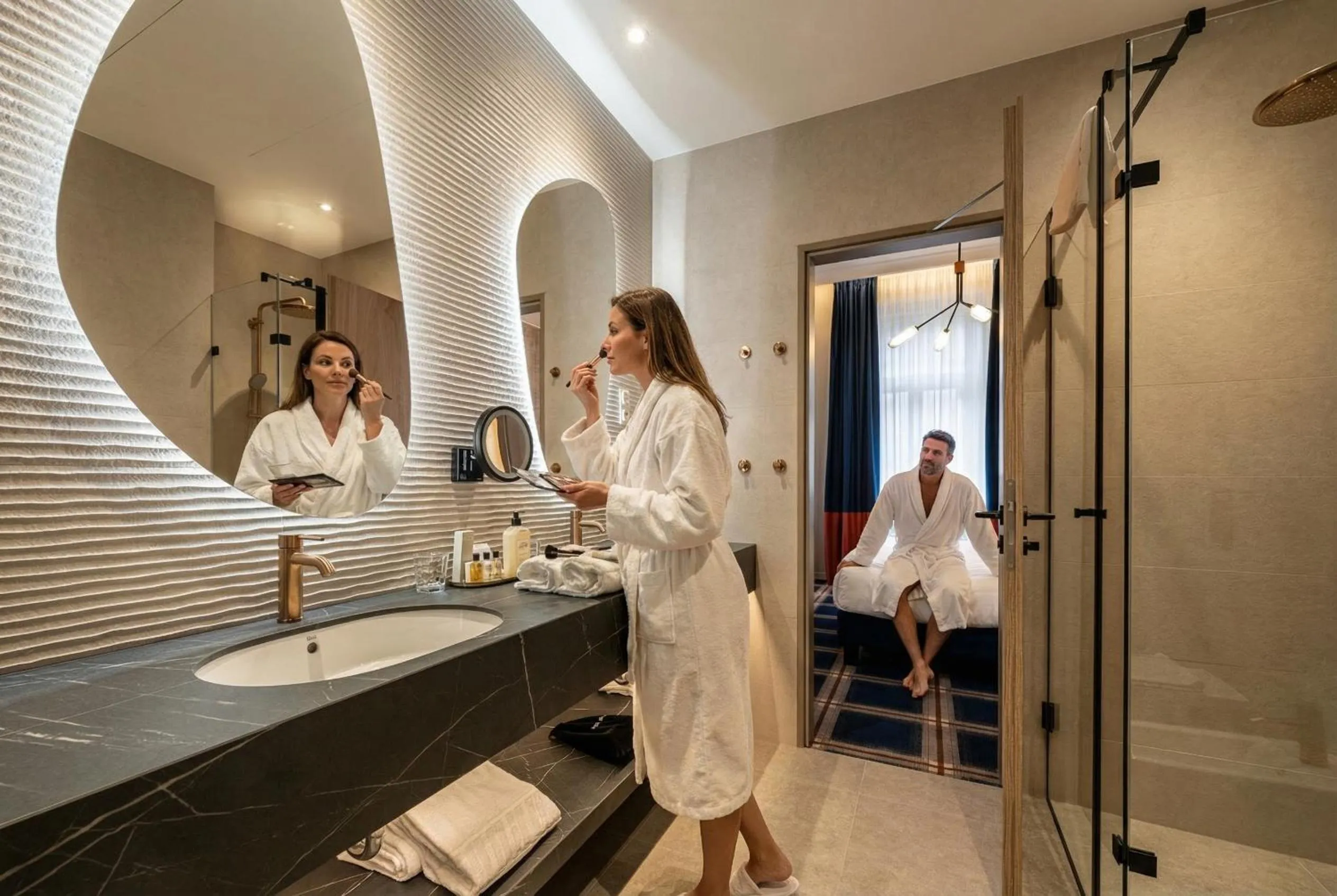 Bathroom in BasiliQ Hotel