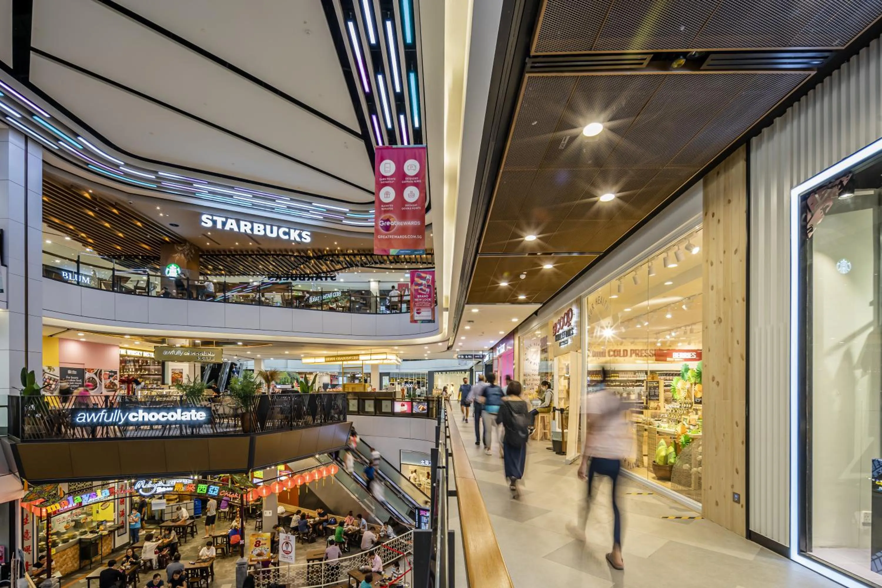 Shopping Area in Great World Residences