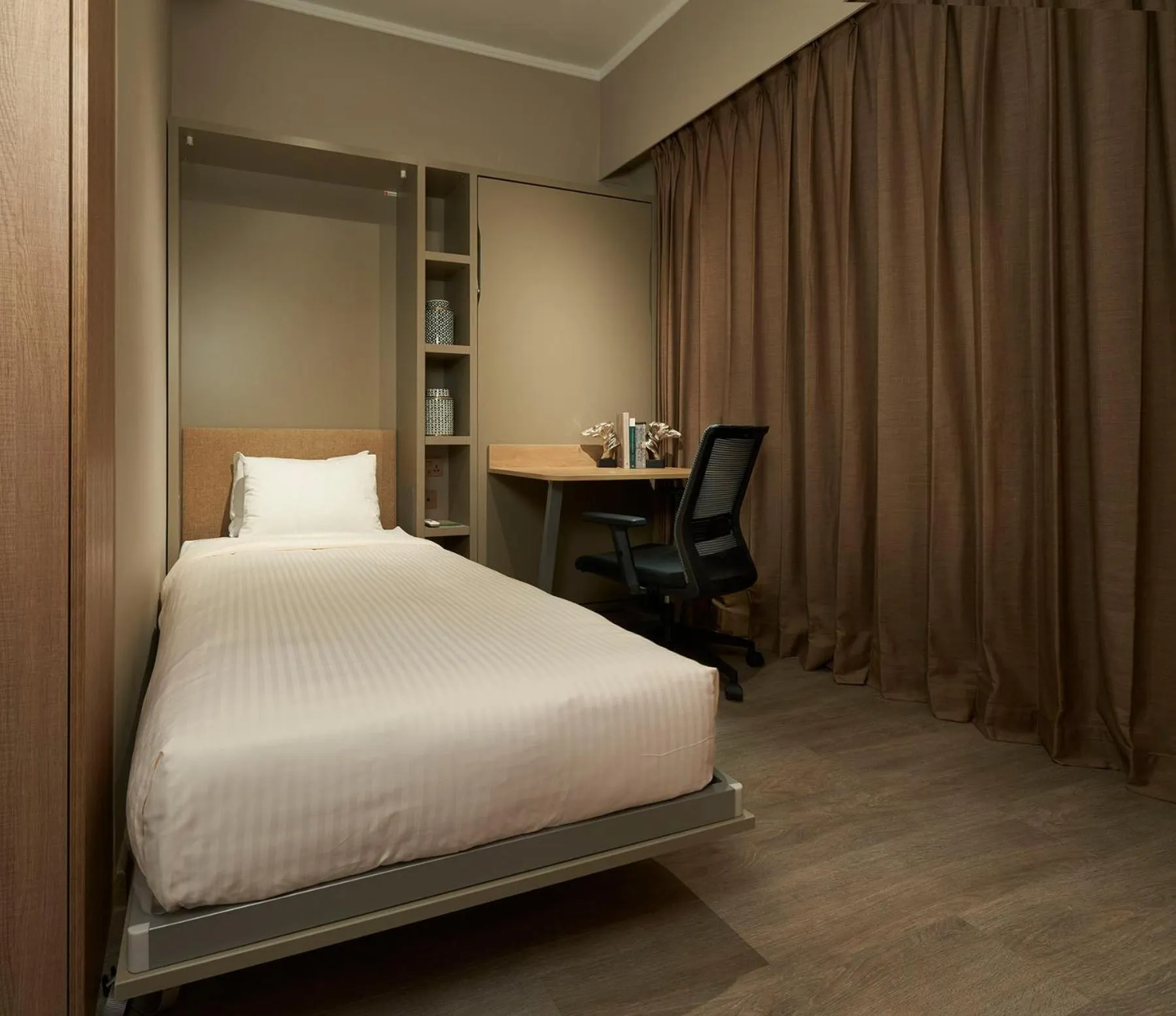 Bedroom, Bed in Great World Residences