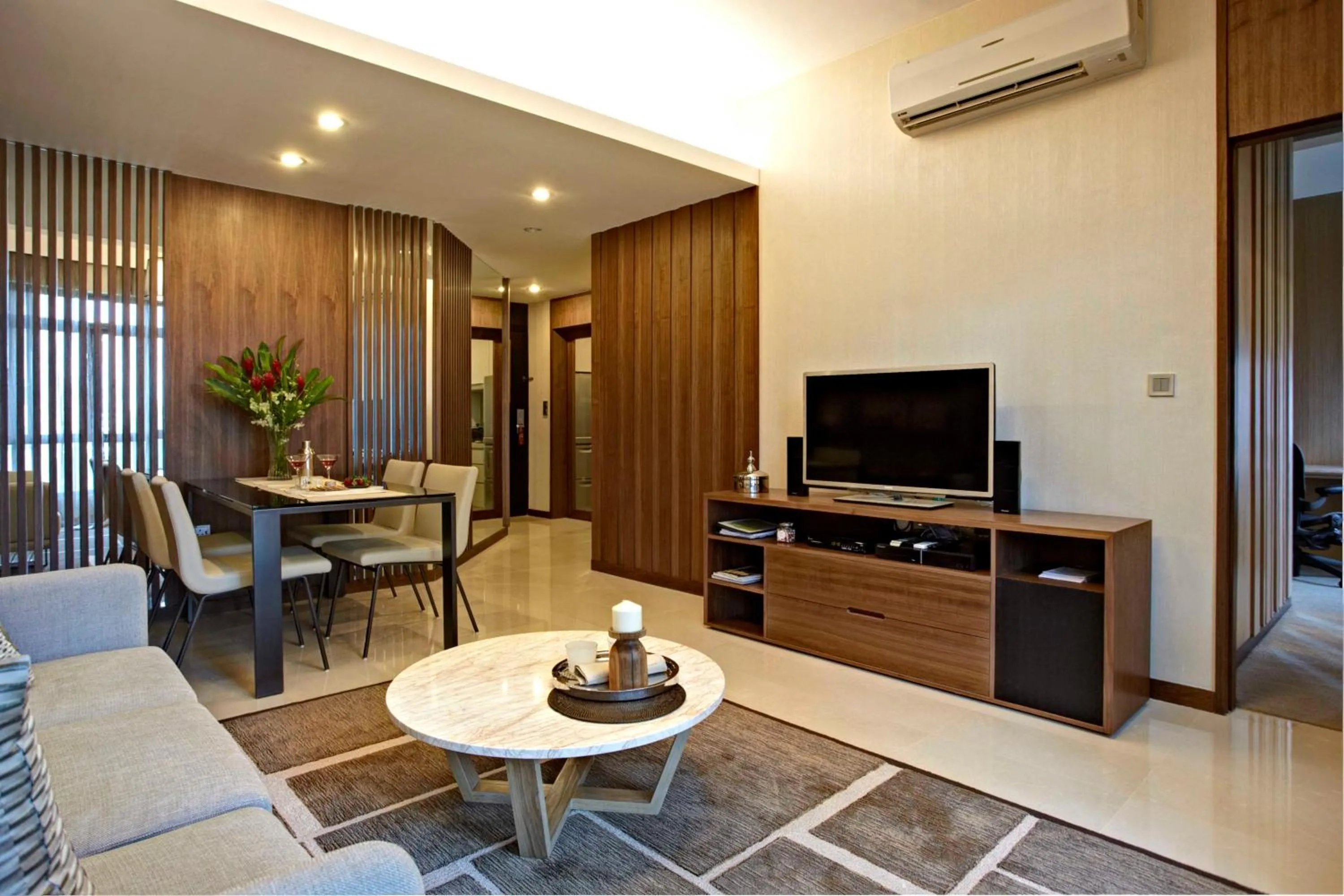 Living room in Great World Residences