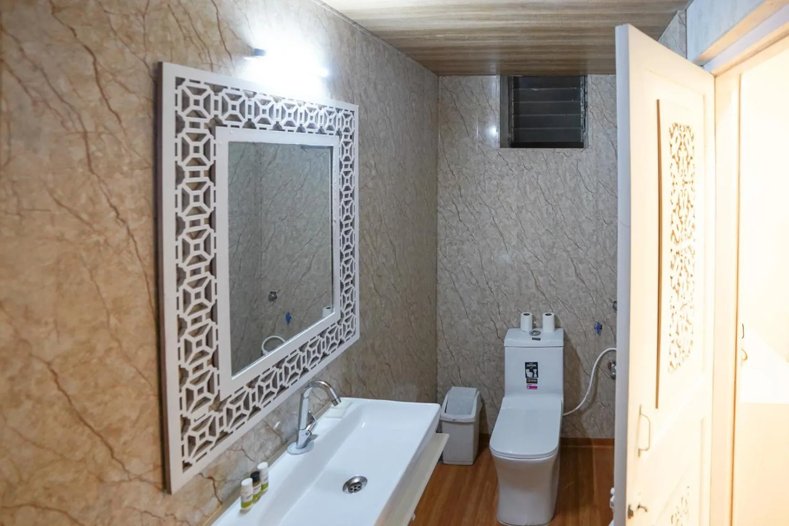 Bathroom in Lillywoods Highland Beach Resort- Candolim
