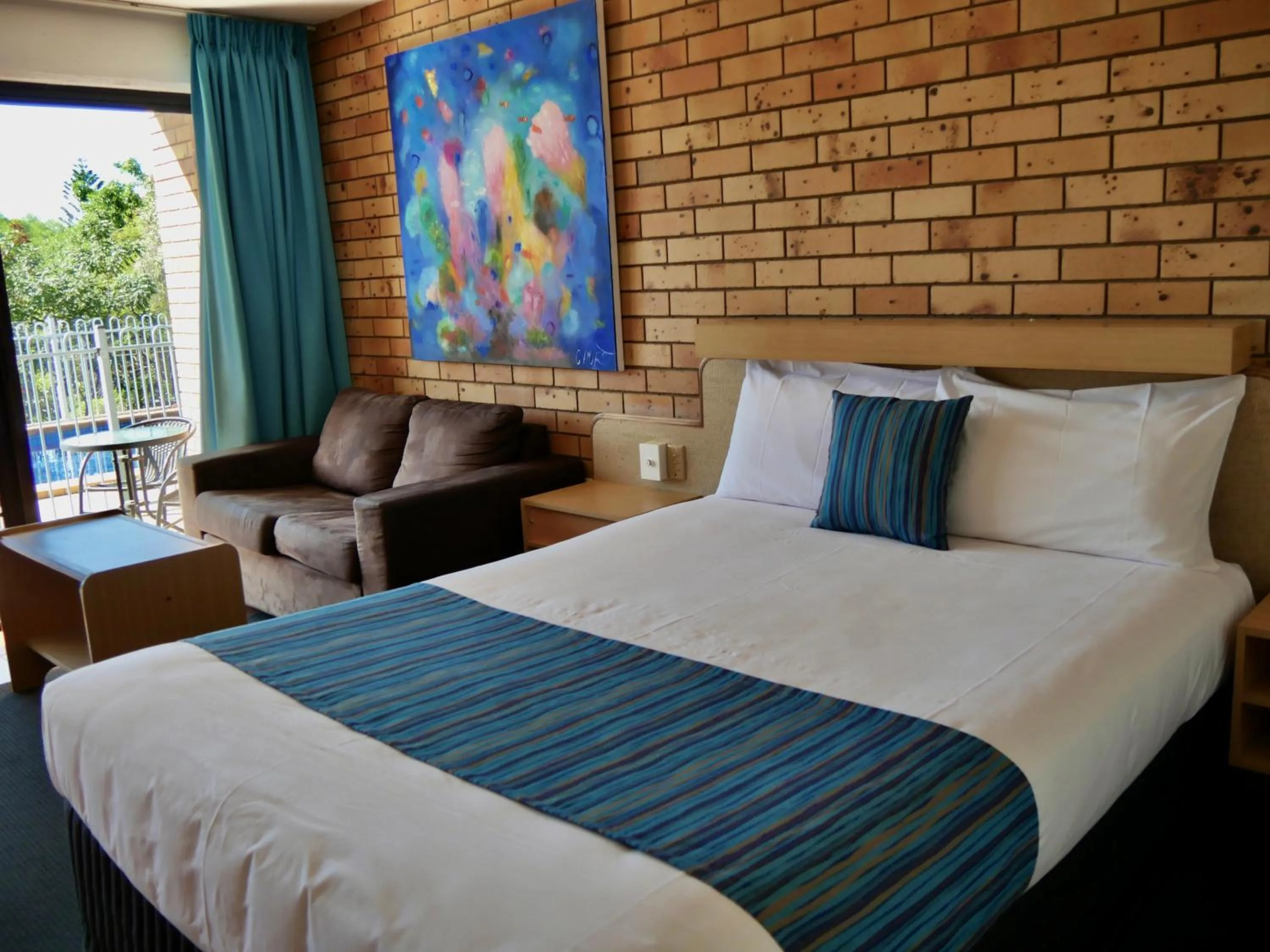 Bed in Tannum On The Beach Motel