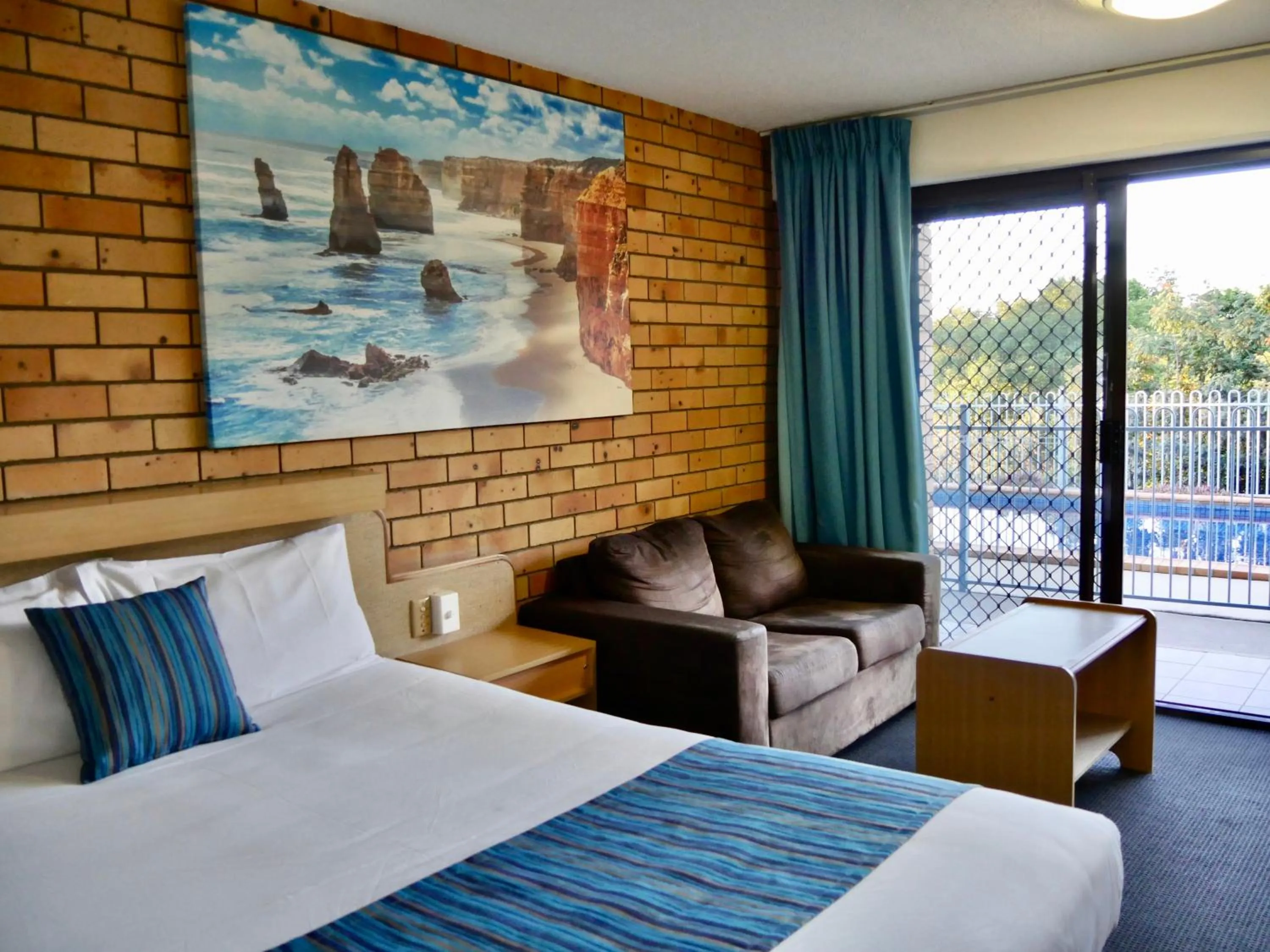 Bed in Tannum On The Beach Motel