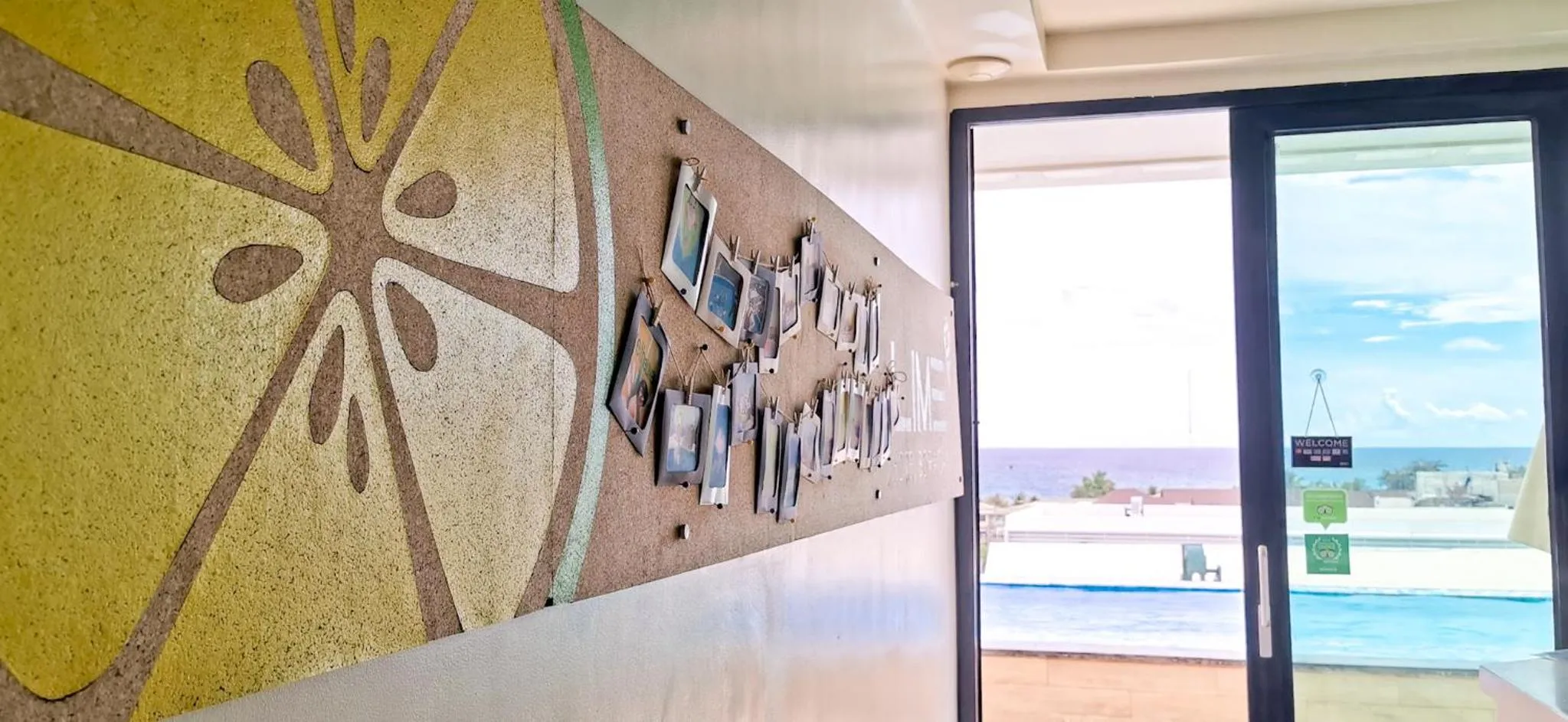 Pool view in Lime Hotel Boracay