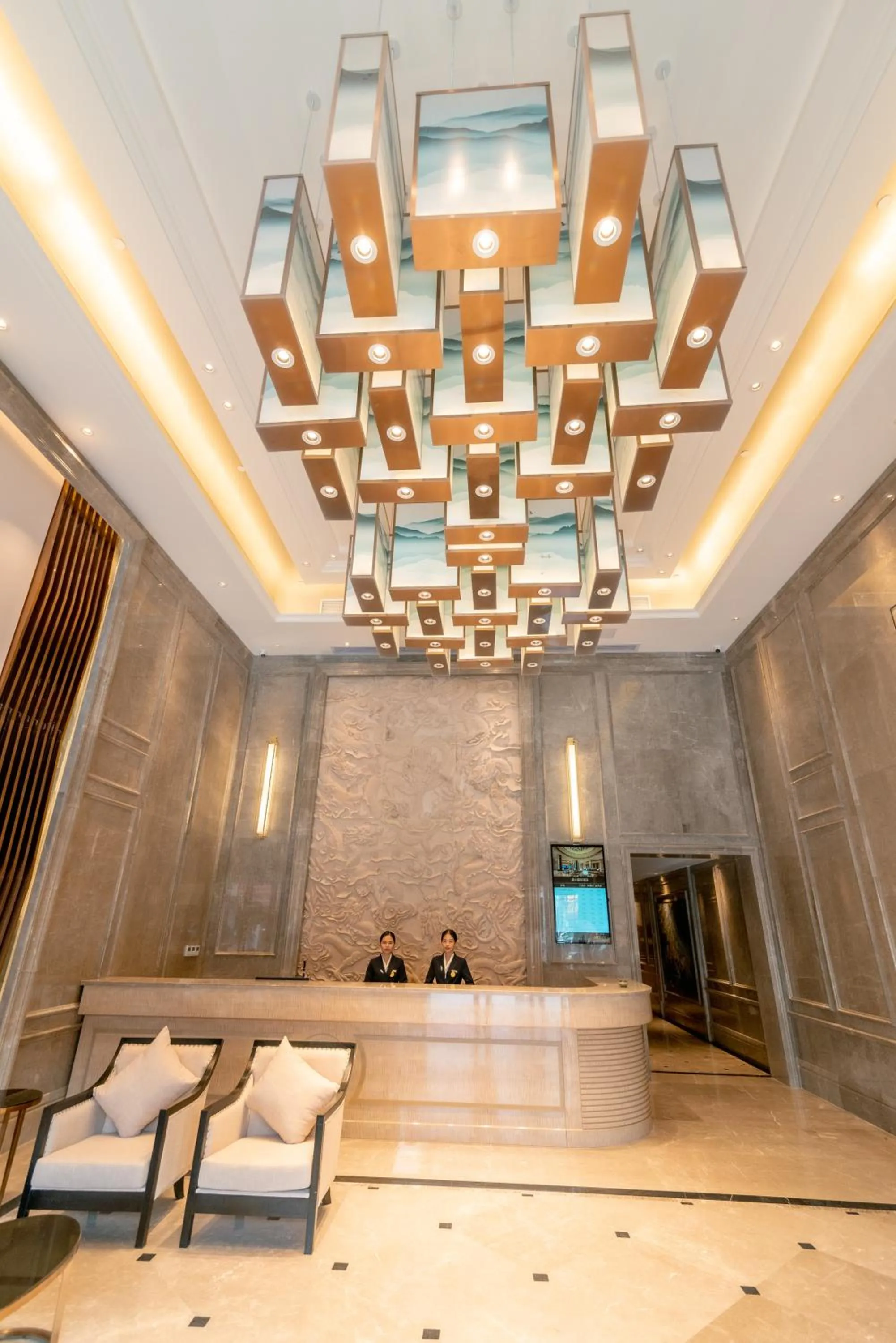 Lobby or reception in ShengDa International Hotel