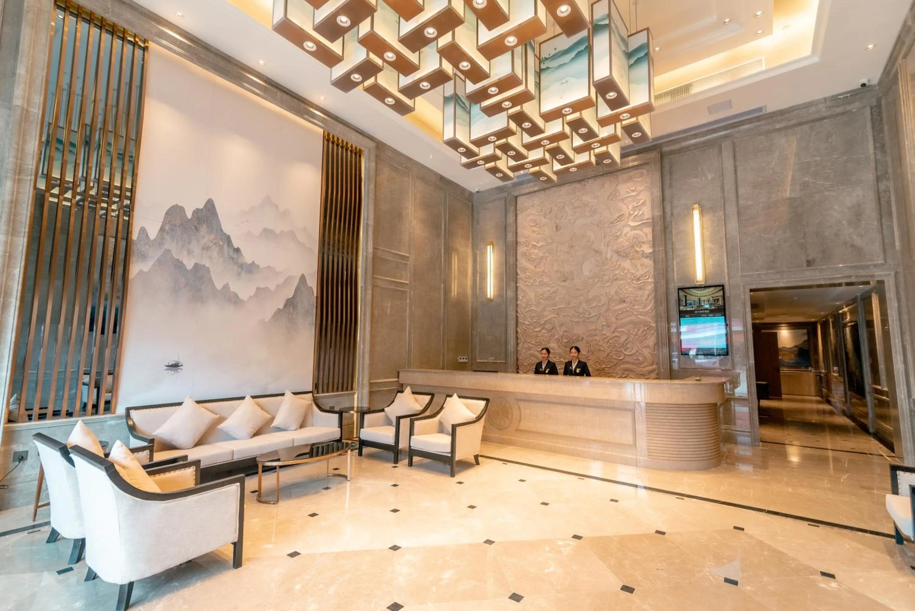 Lobby or reception in ShengDa International Hotel