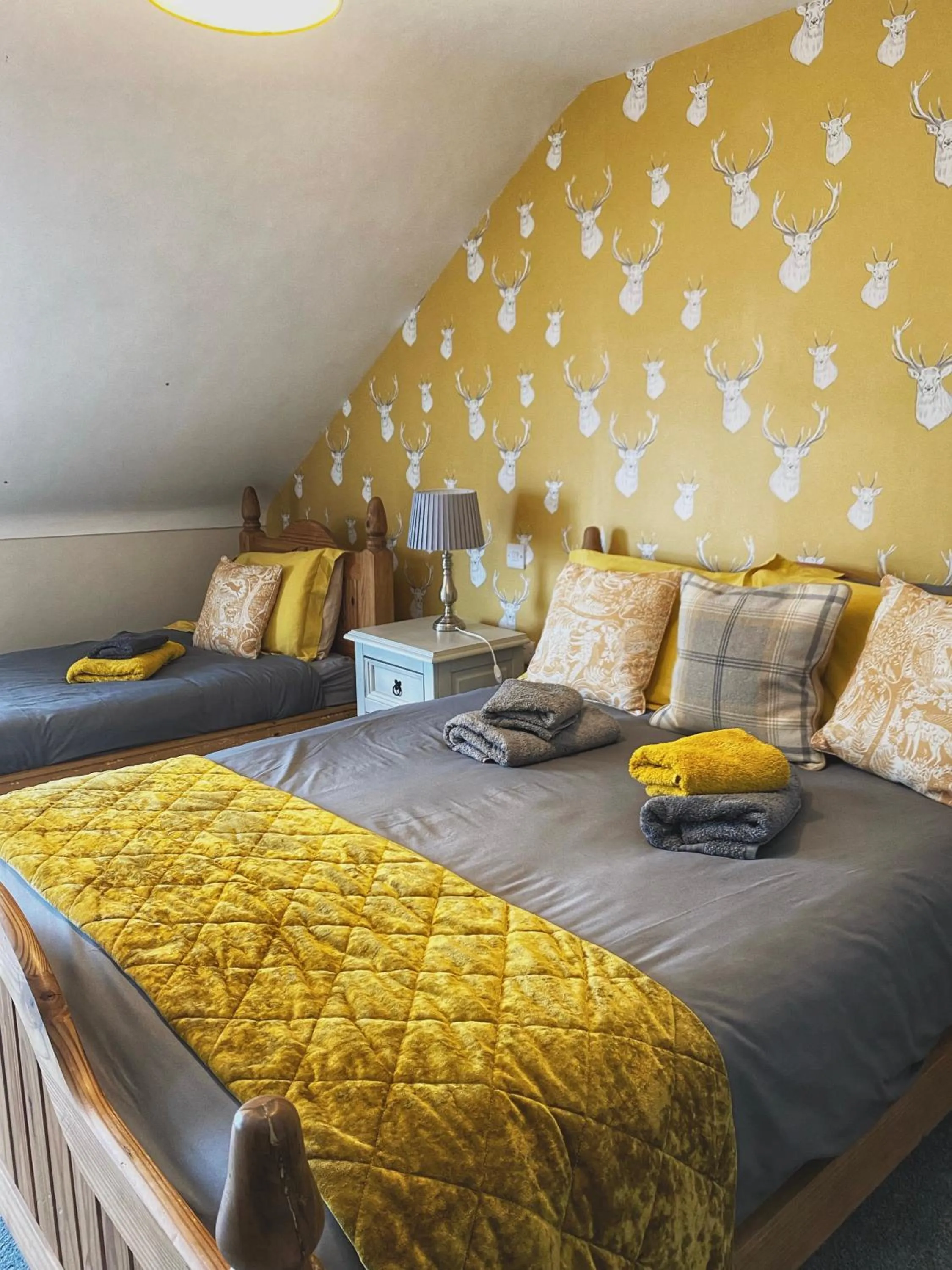 Bed in Dulrush Lodge Guest House, Restaurant and Self-Catering