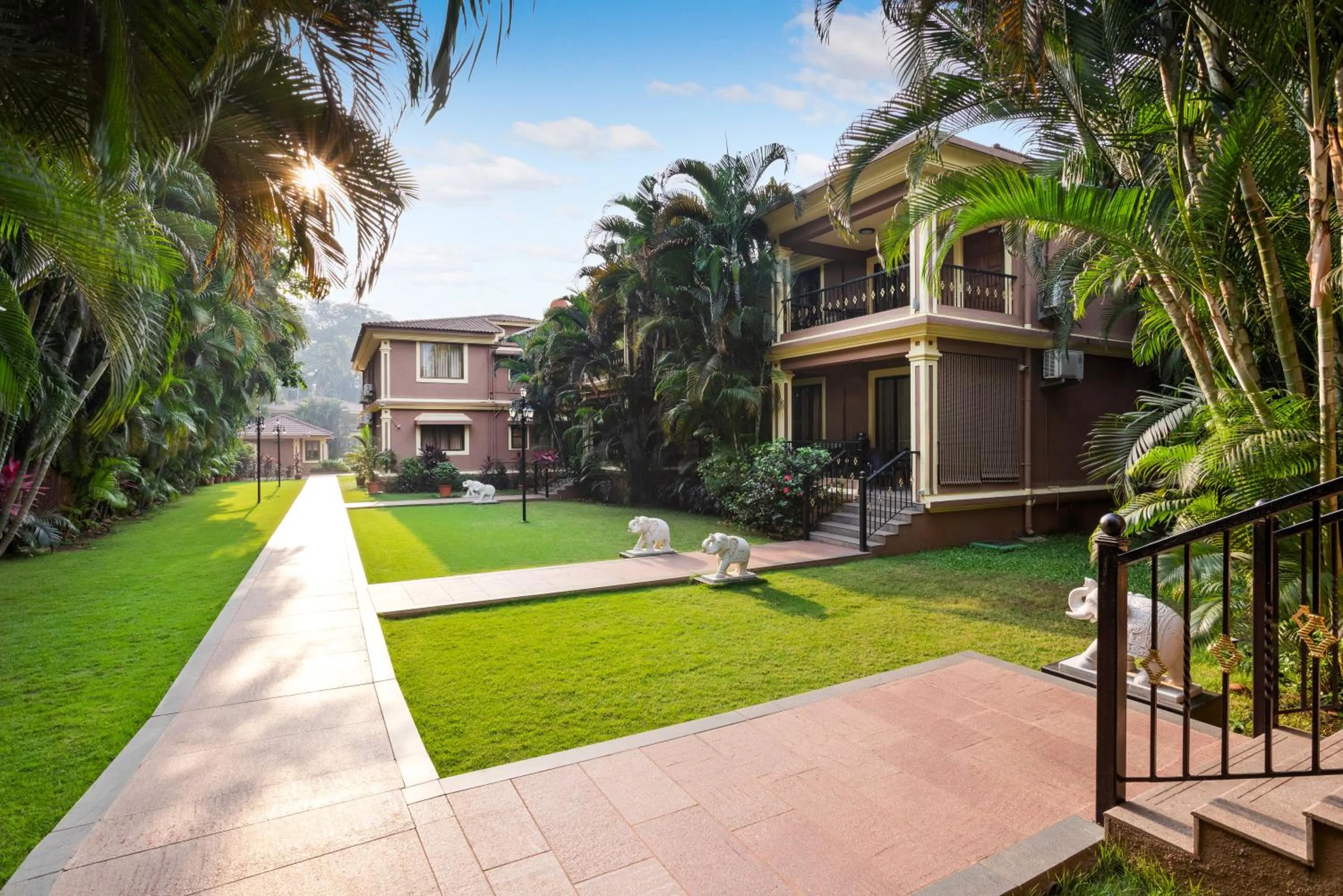 Garden in Seashell Suites and Villas- Candolim Goa