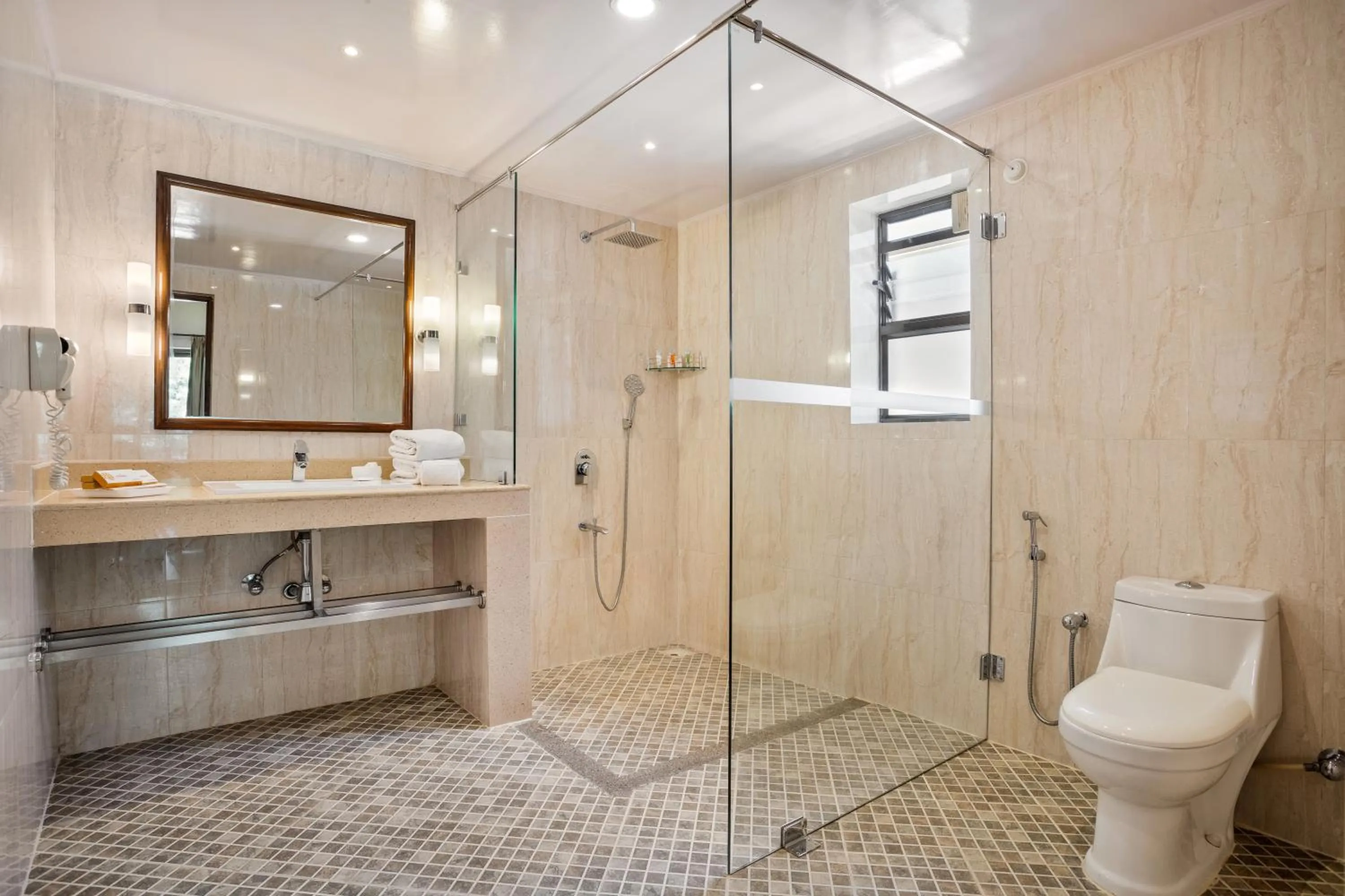 Bathroom in Seashell Suites and Villas- Candolim Goa