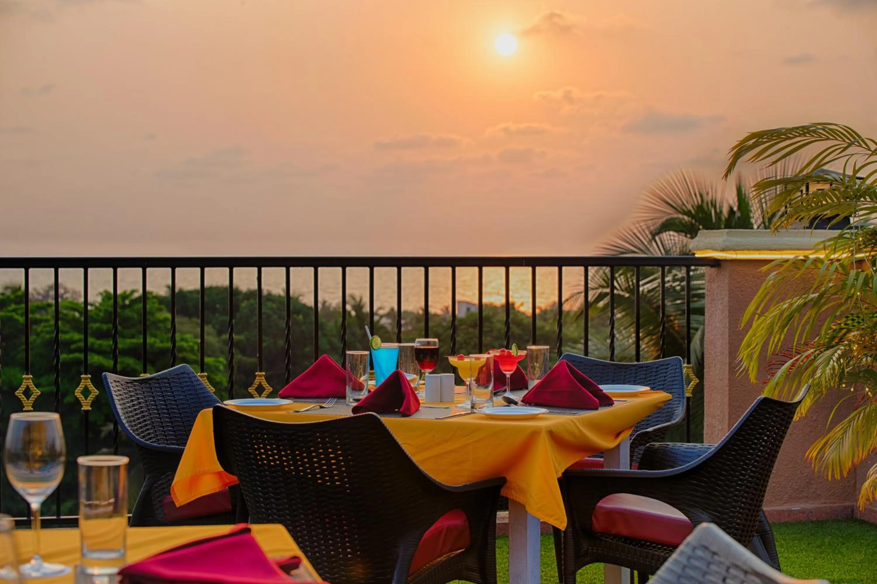 Dining area in Seashell Suites and Villas- Candolim Goa