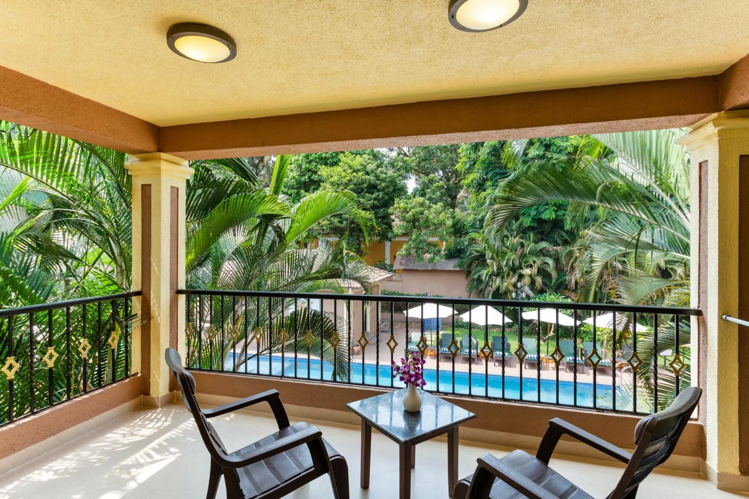 Balcony/Terrace in Seashell Suites and Villas- Candolim Goa