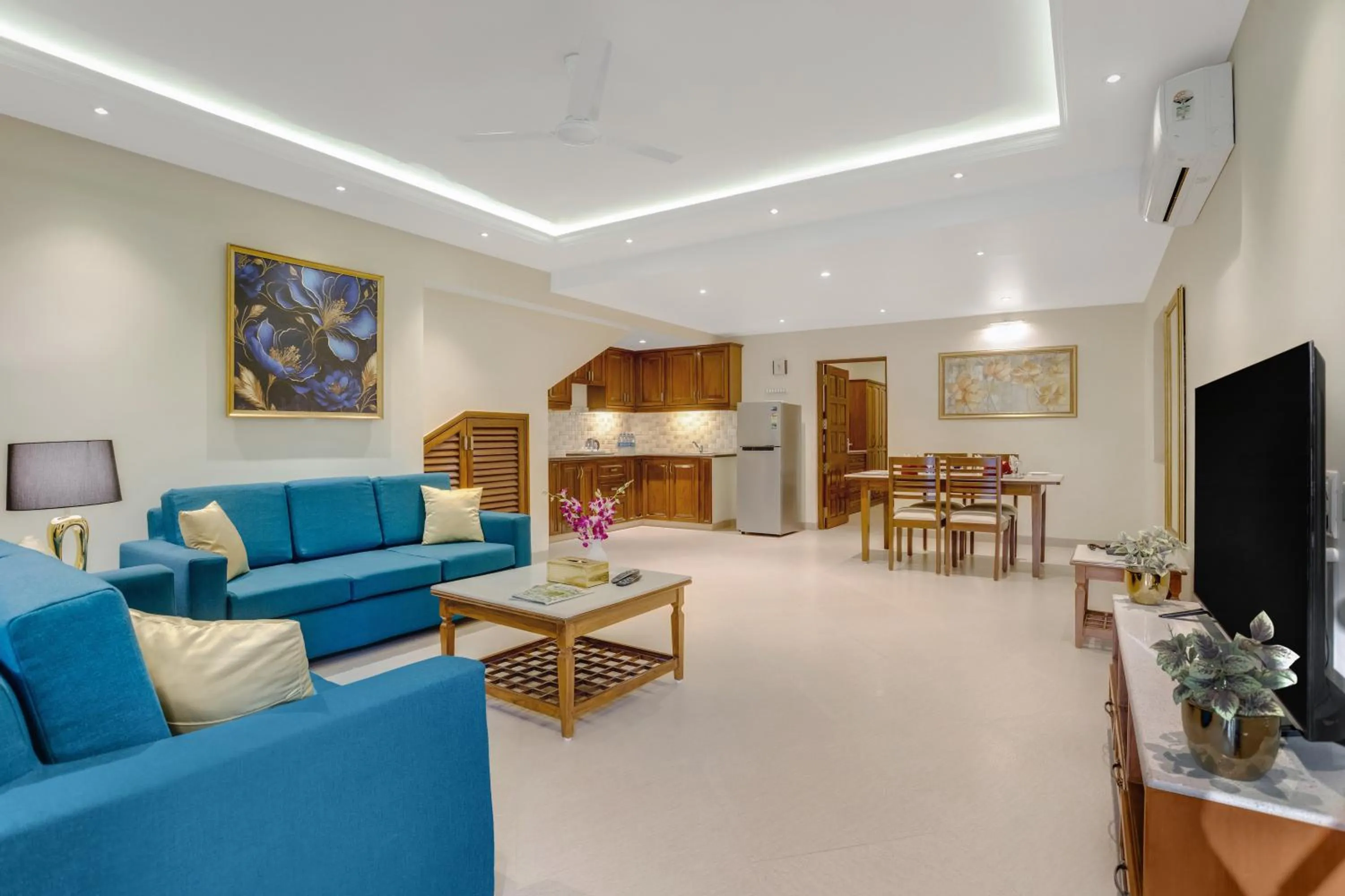 Seating area in Seashell Suites and Villas- Candolim Goa