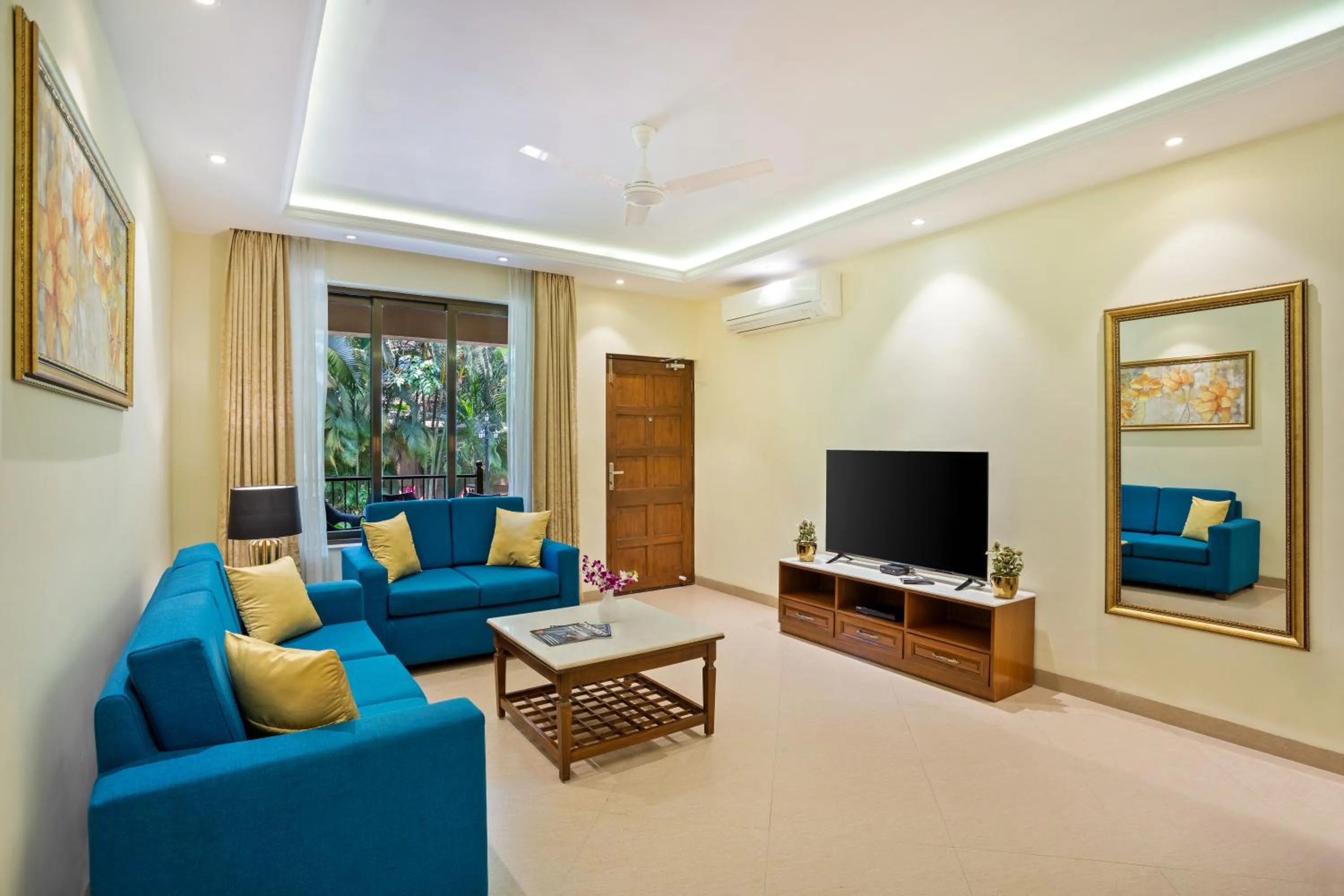 Living room in Seashell Suites and Villas- Candolim Goa