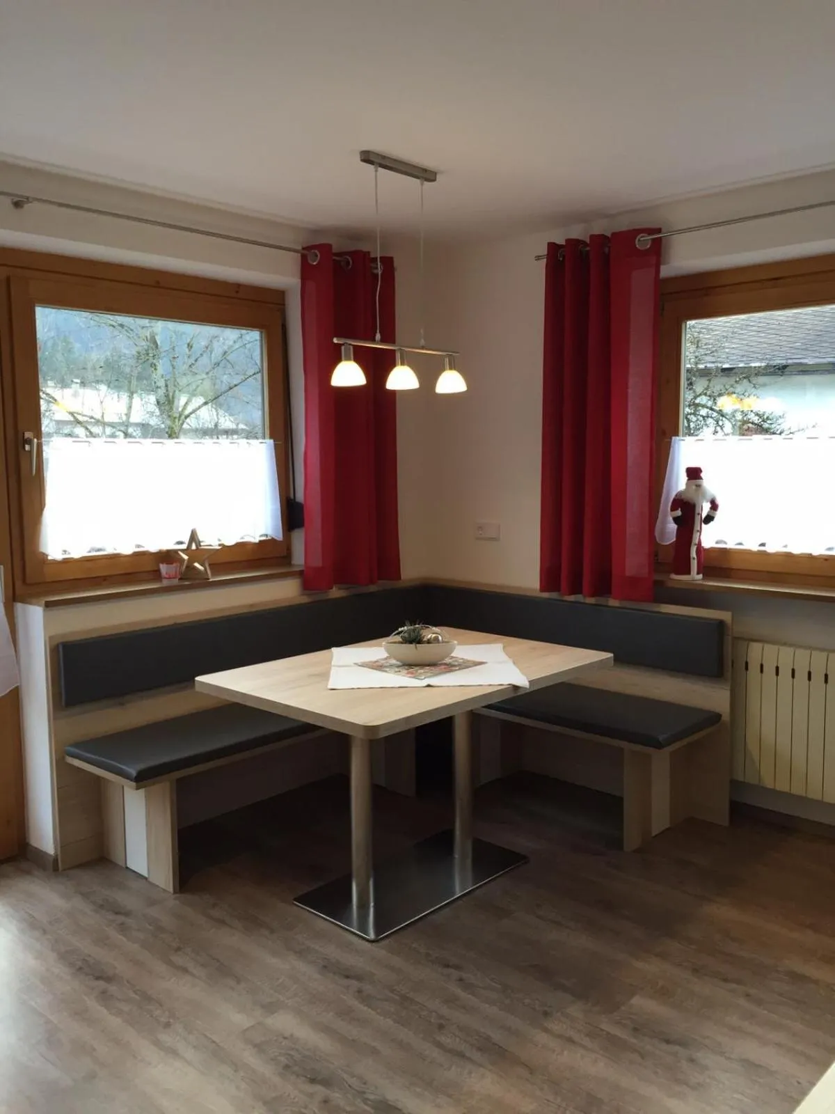 Kitchen or kitchenette in Ferienwohnungen Bailom