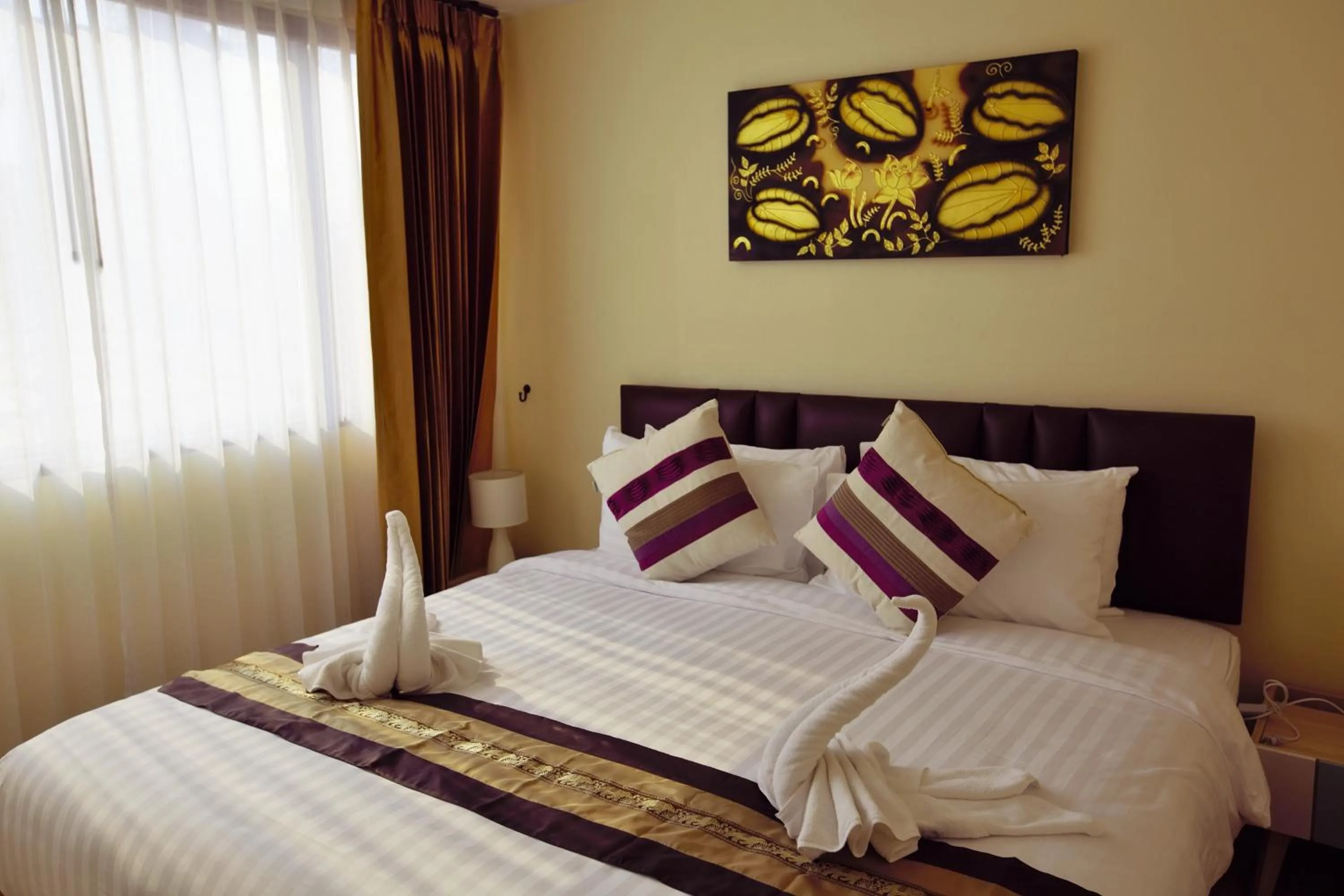 Bed in MD Boutique Hotel