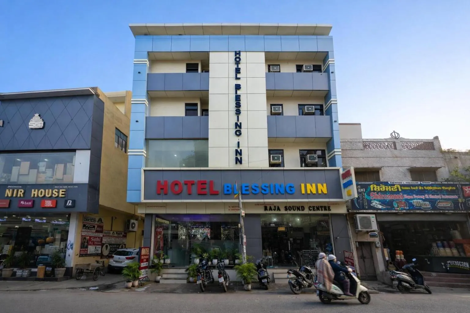 Property building in Hotel Blessing Inn