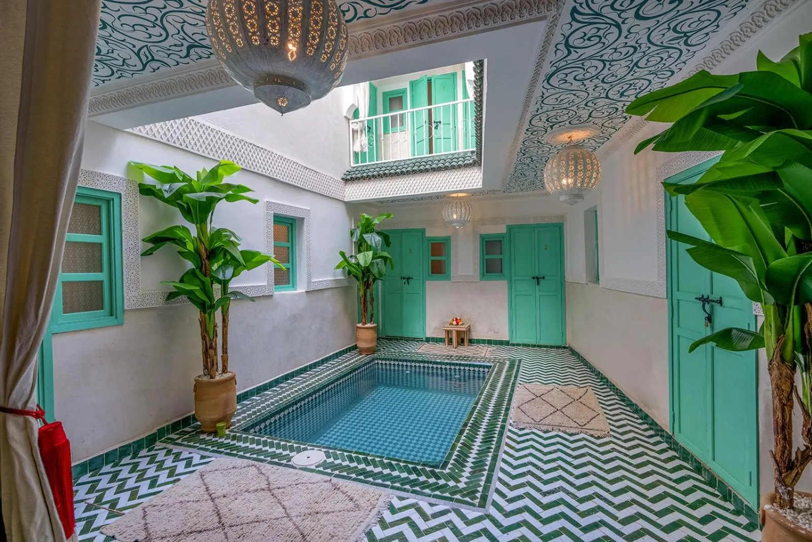 Swimming pool in Riad Jabador De Marrakech