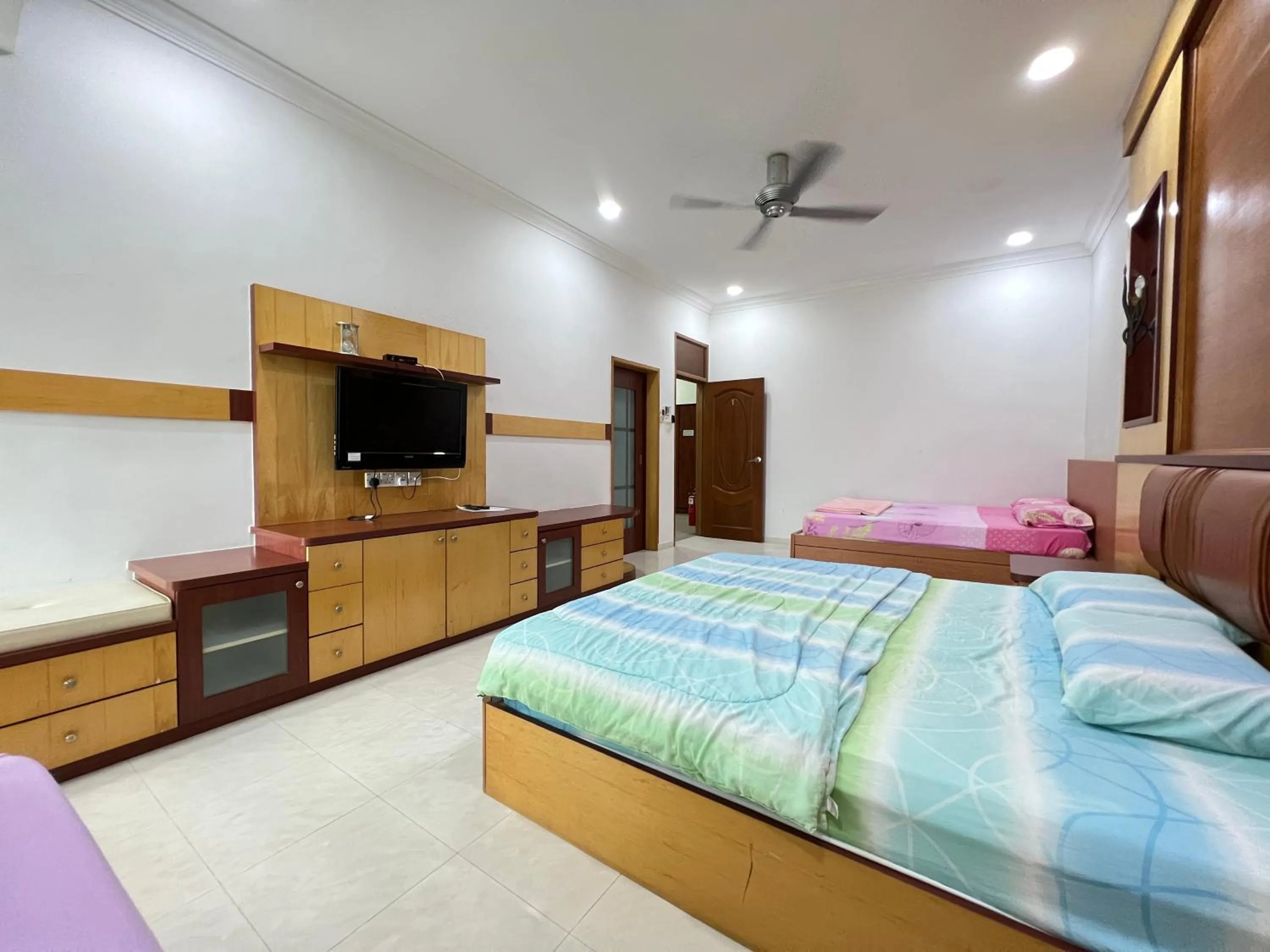 Bed in Jiaxin Homestay - Desa Terbau 家馨民宿