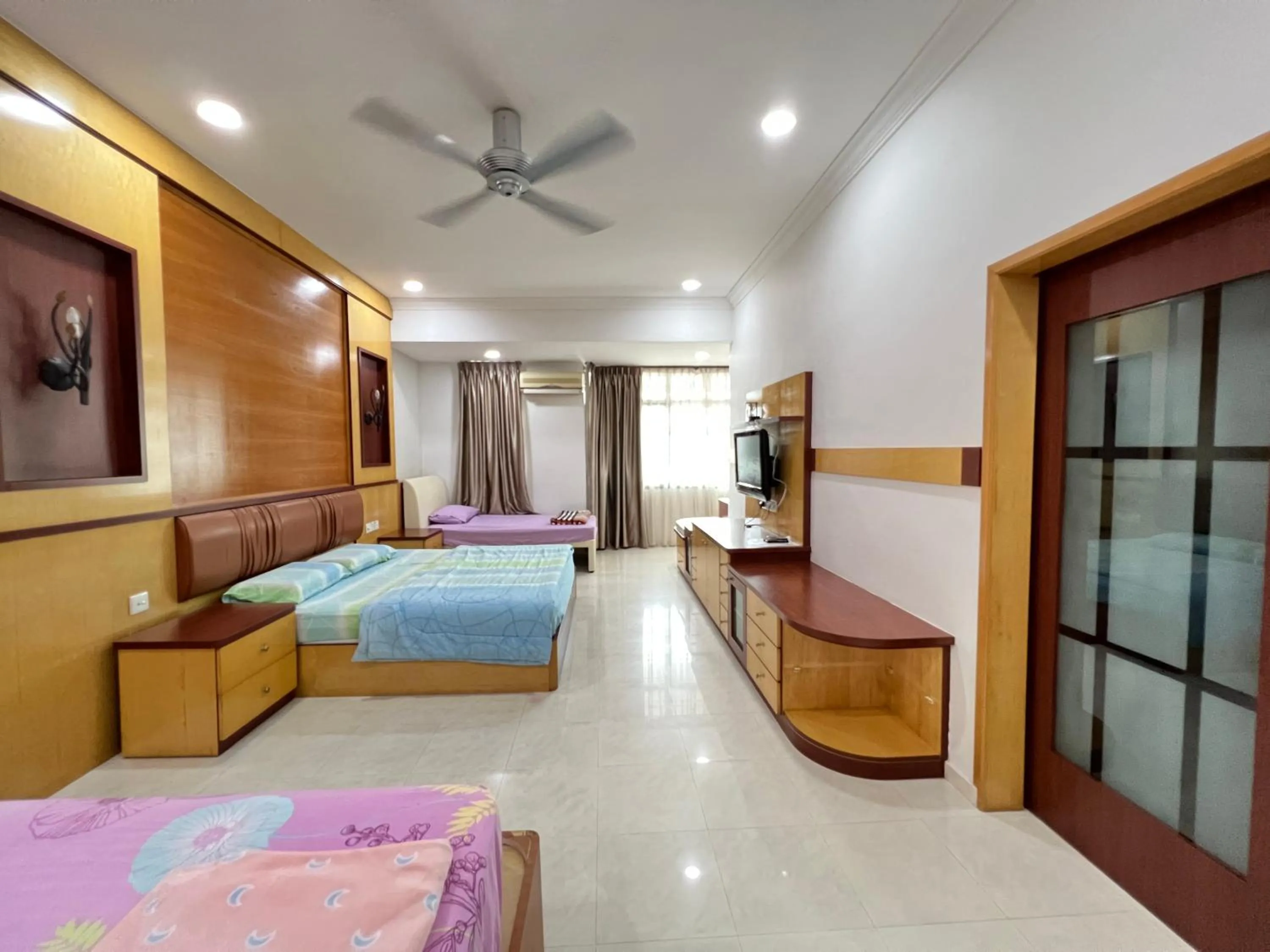 Bed in Jiaxin Homestay - Desa Terbau 家馨民宿