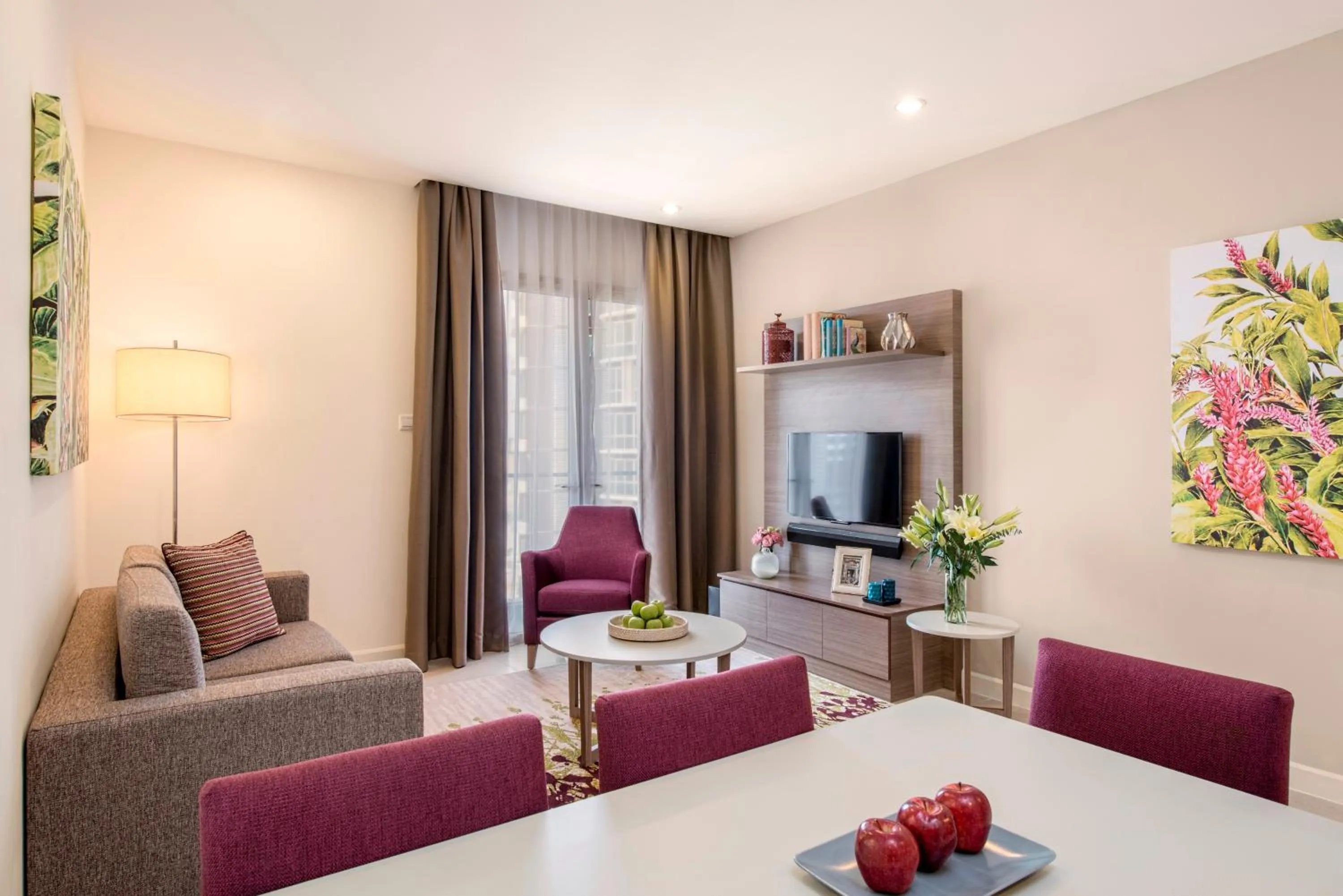 Living room in Somerset Medini Iskandar Puteri