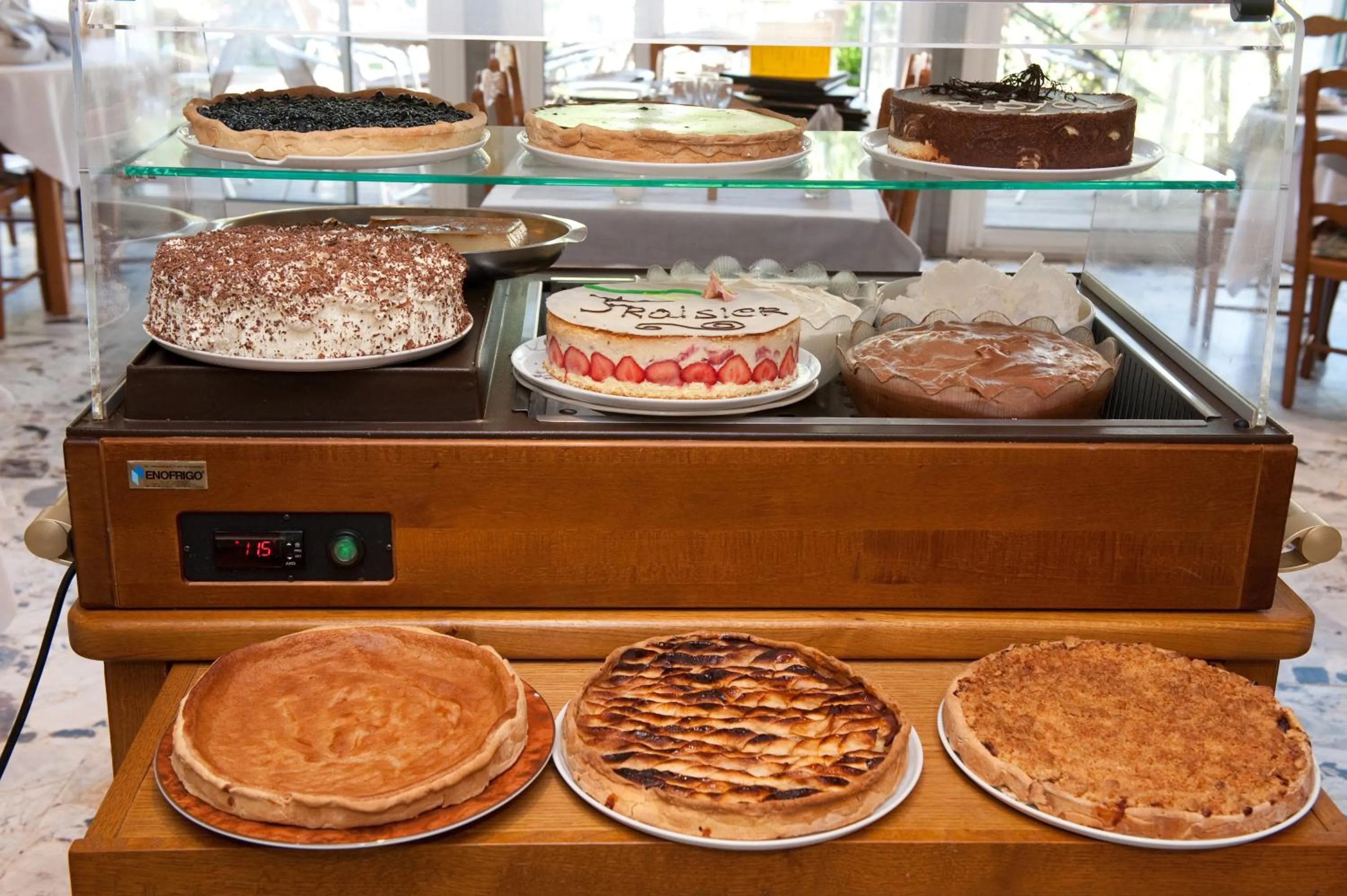 Food close-up in Logis SPA Hotel Restaurant De La Poste