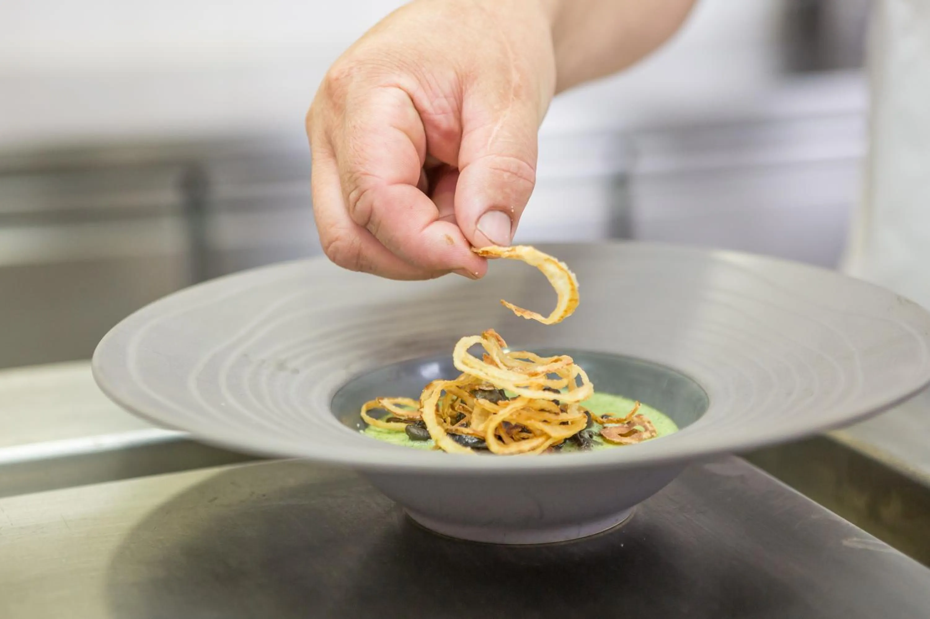 Food close-up in Logis SPA Hotel Restaurant De La Poste