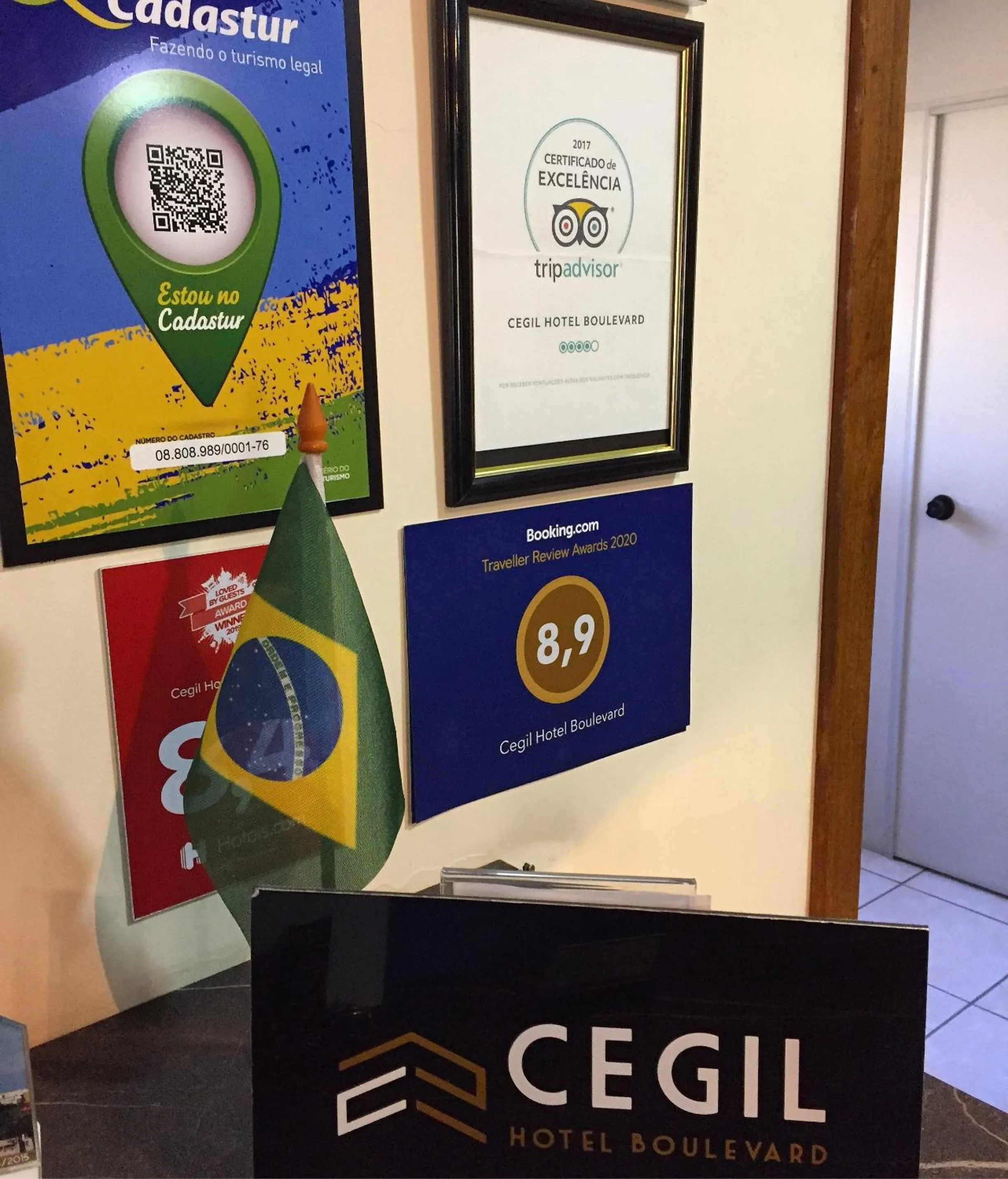 Lobby or reception in Cegil Hotel Boulevard