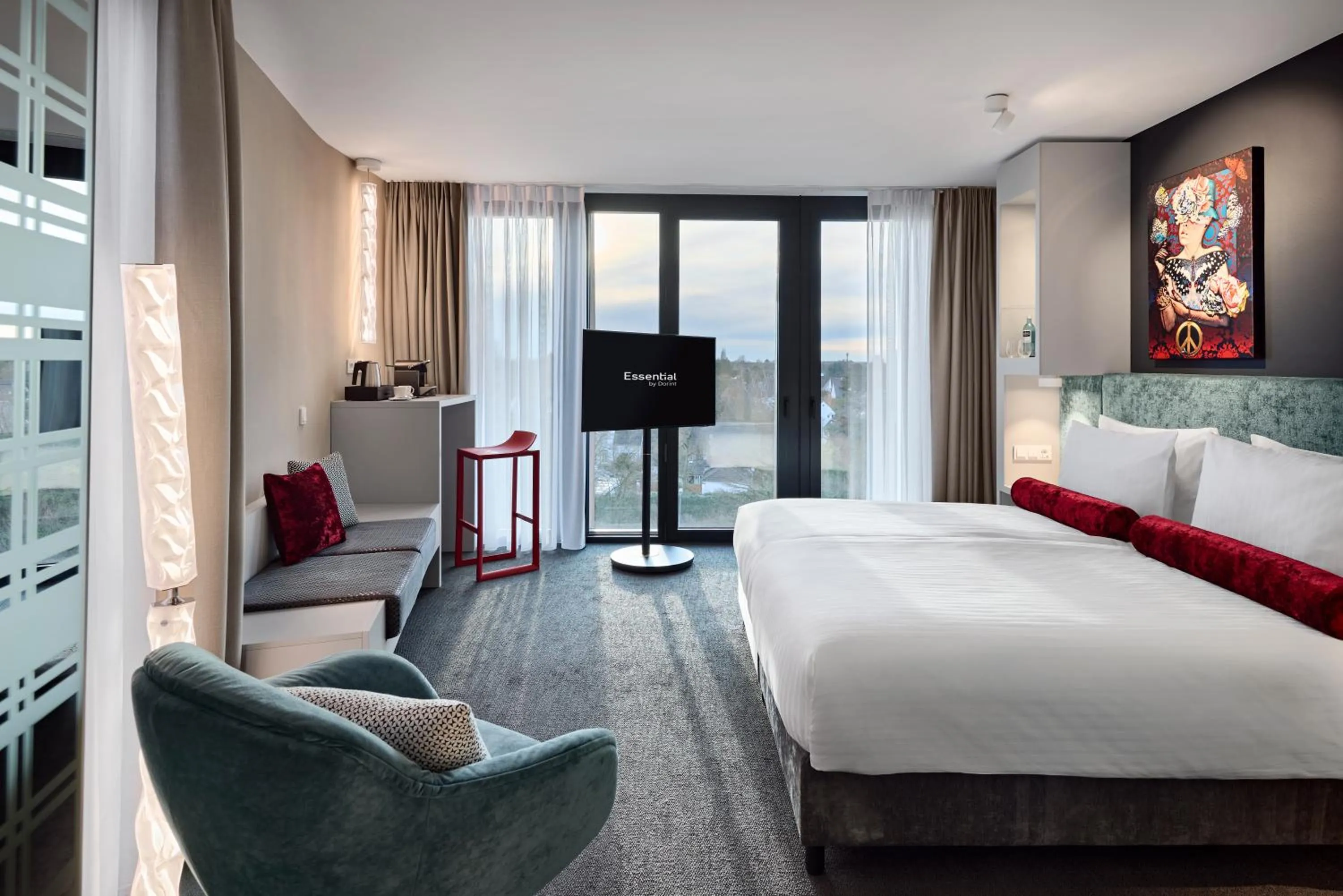 Bed in Essential by Dorint Düsseldorf Deiker Höfe