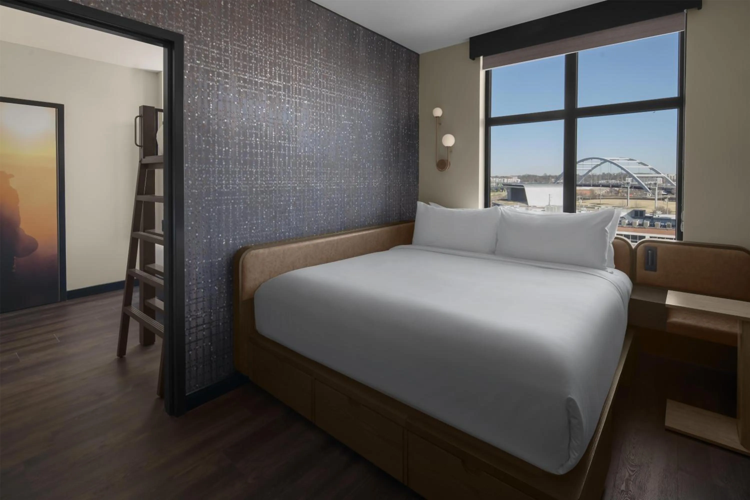 View (from property/room), Bed in Motto By Hilton Nashville Downtown