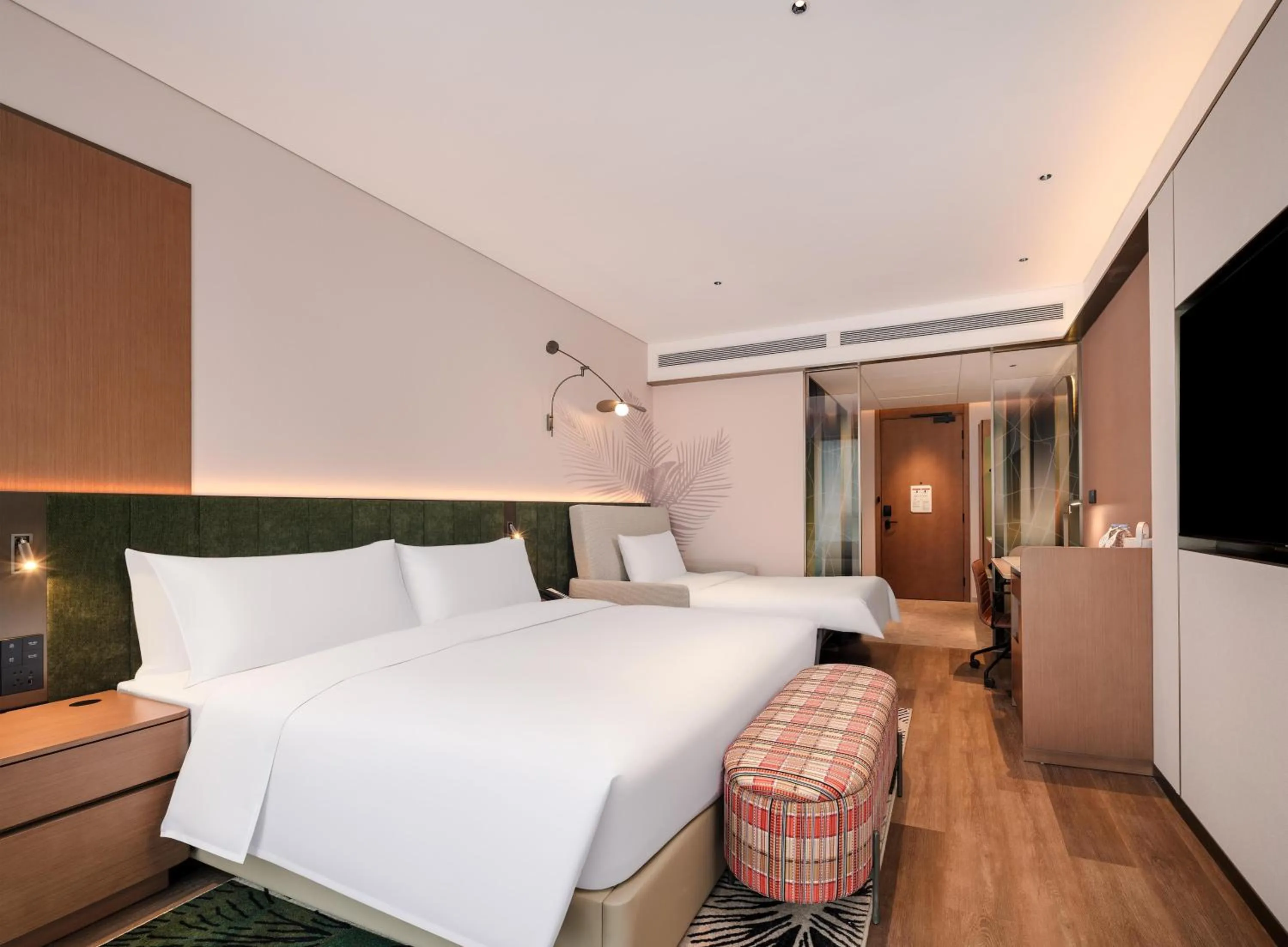 Bed in Hilton Garden Inn Chengdu East Railway Station