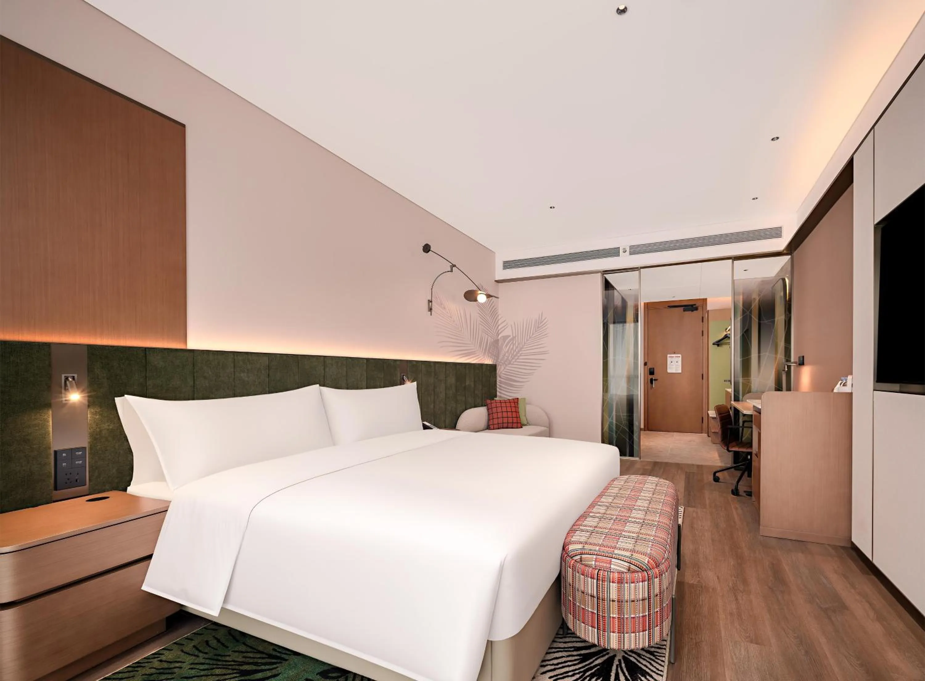 Bed in Hilton Garden Inn Chengdu East Railway Station